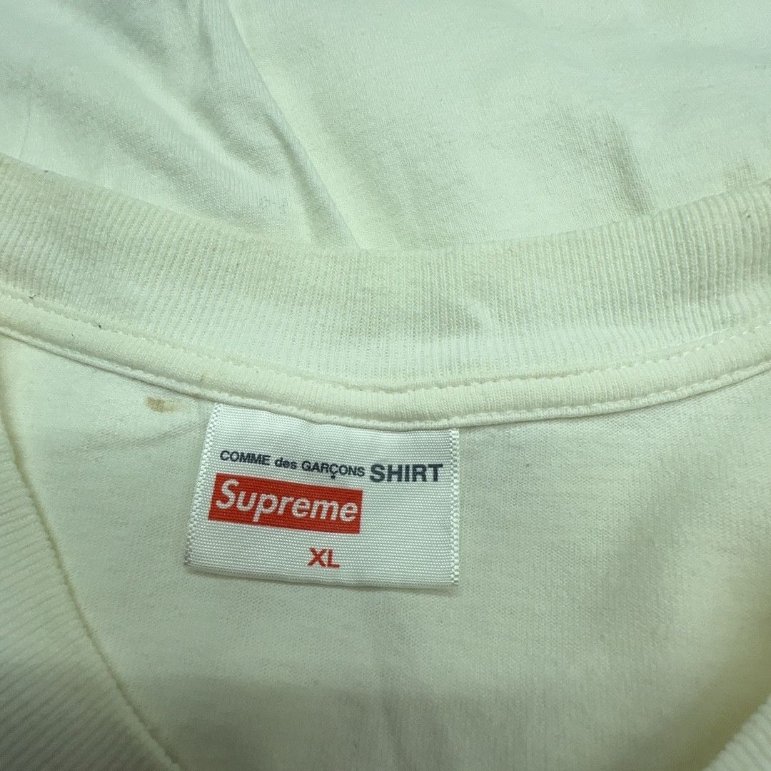 Supreme Supreme x Comme des Garcons SHIRT Split Box Logo Tee XL Size US XL / EU 56 / 4 - 3 Thumbnail
