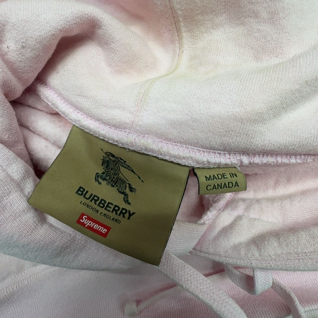 Supreme Supreme x Burberry Box Logo Hoodie Size M Size US M / EU 48-50 / 2 - 3 Thumbnail