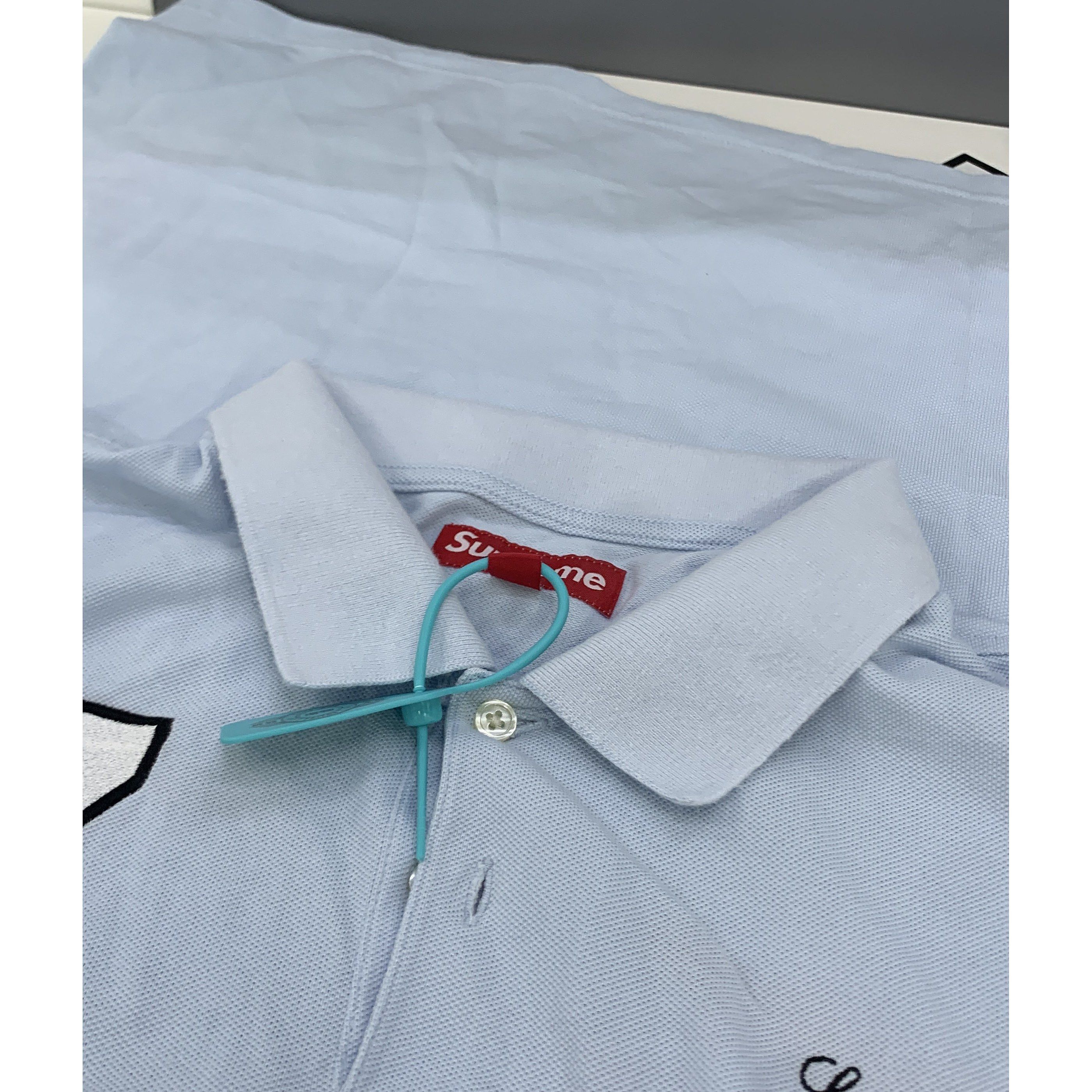 Supreme Supreme Embroidered Number Polo Shirt Size L Size US L / EU 52-54 / 3 - 4 Thumbnail