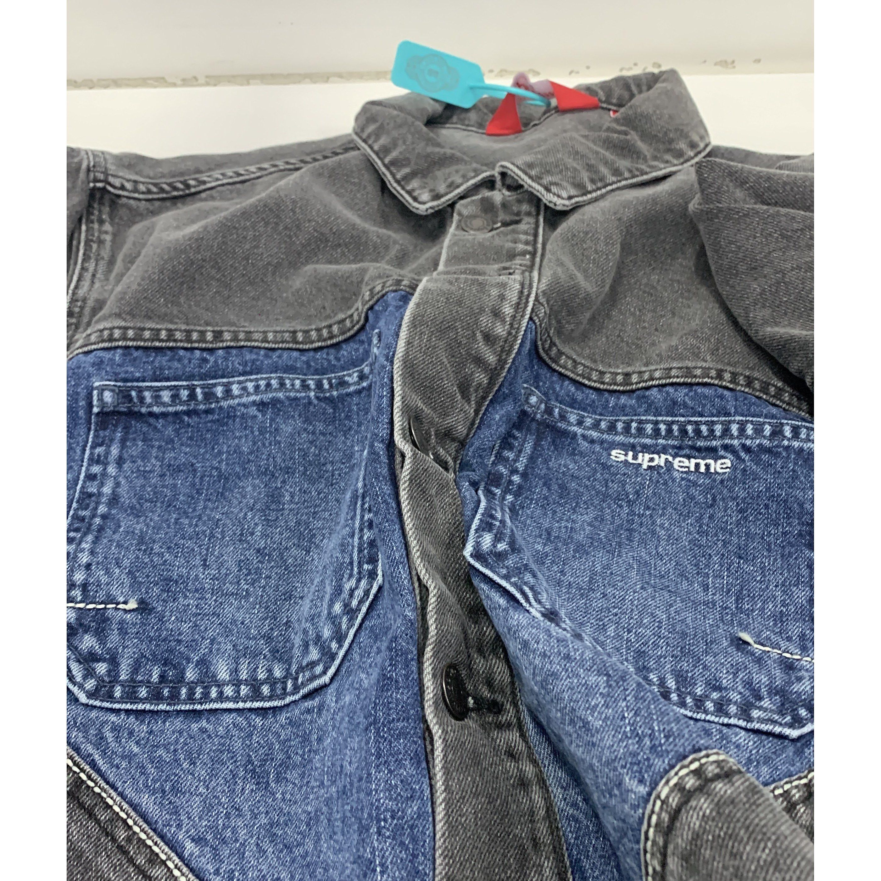 Supreme Supreme Contrast Denim Jacket Size M Size US M / EU 48-50 / 2 - 4 Thumbnail