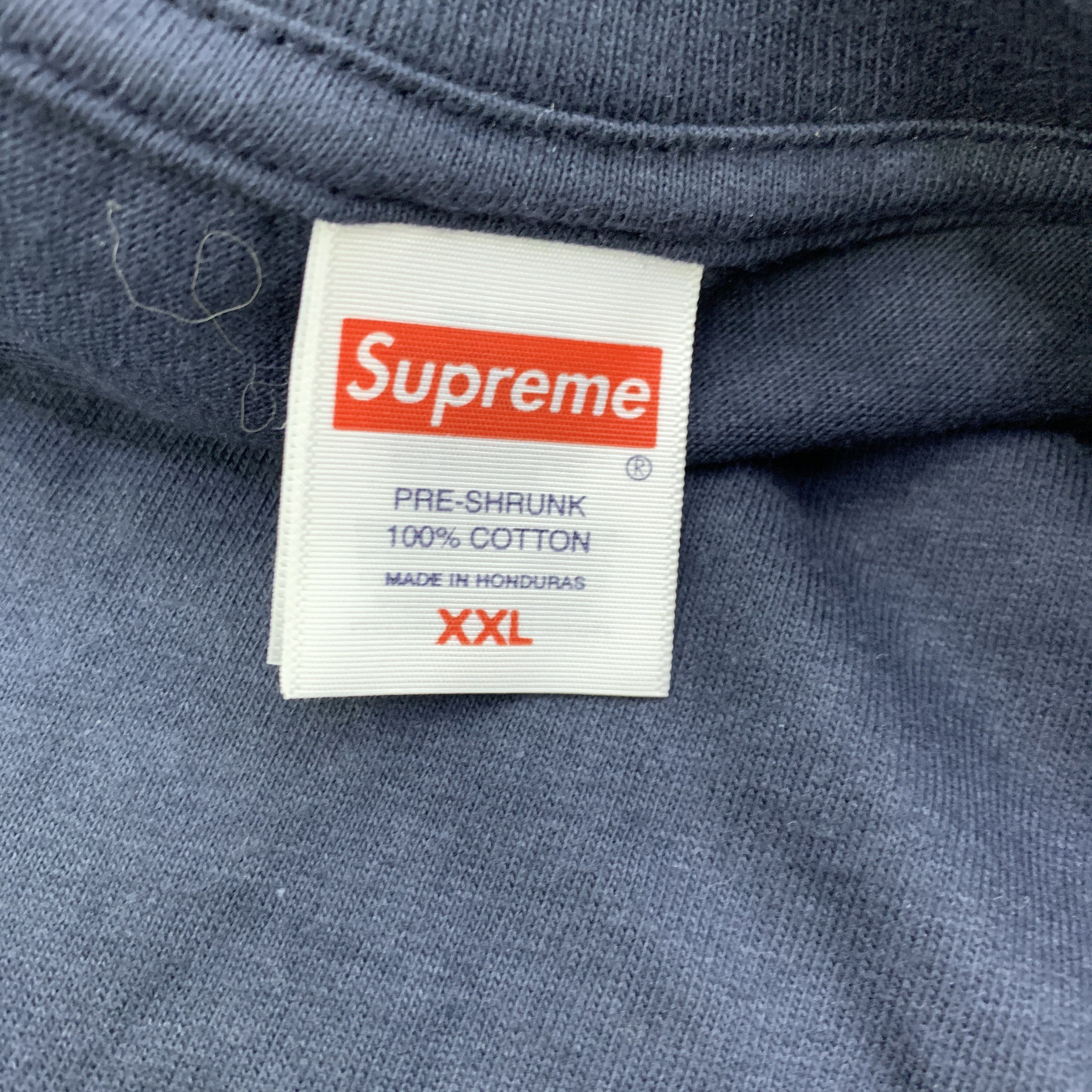 Supreme Supreme Duck Graphic T-Shirt Navy XXL Size US XXL / EU 58 / 5 - 2 Thumbnail