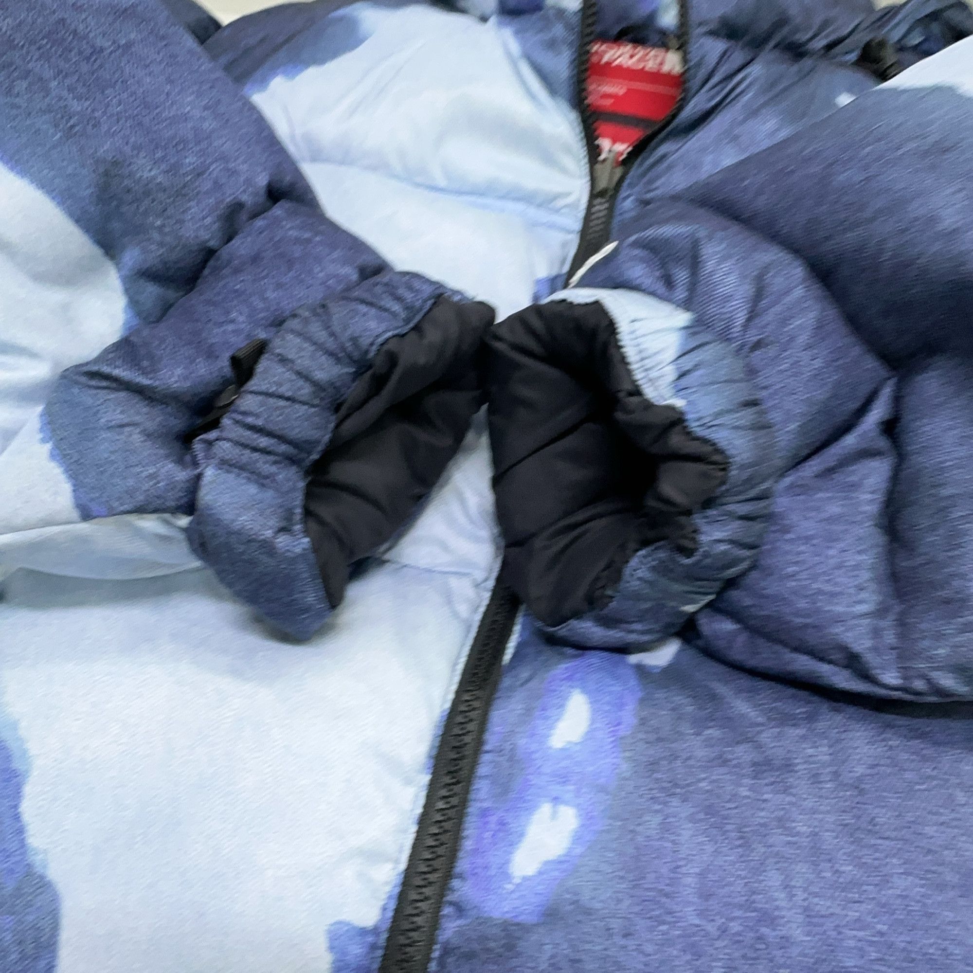 Supreme Supreme x The North Face Bleached Denim Nuptse Jacket L Size US L / EU 52-54 / 3 - 6 Thumbnail