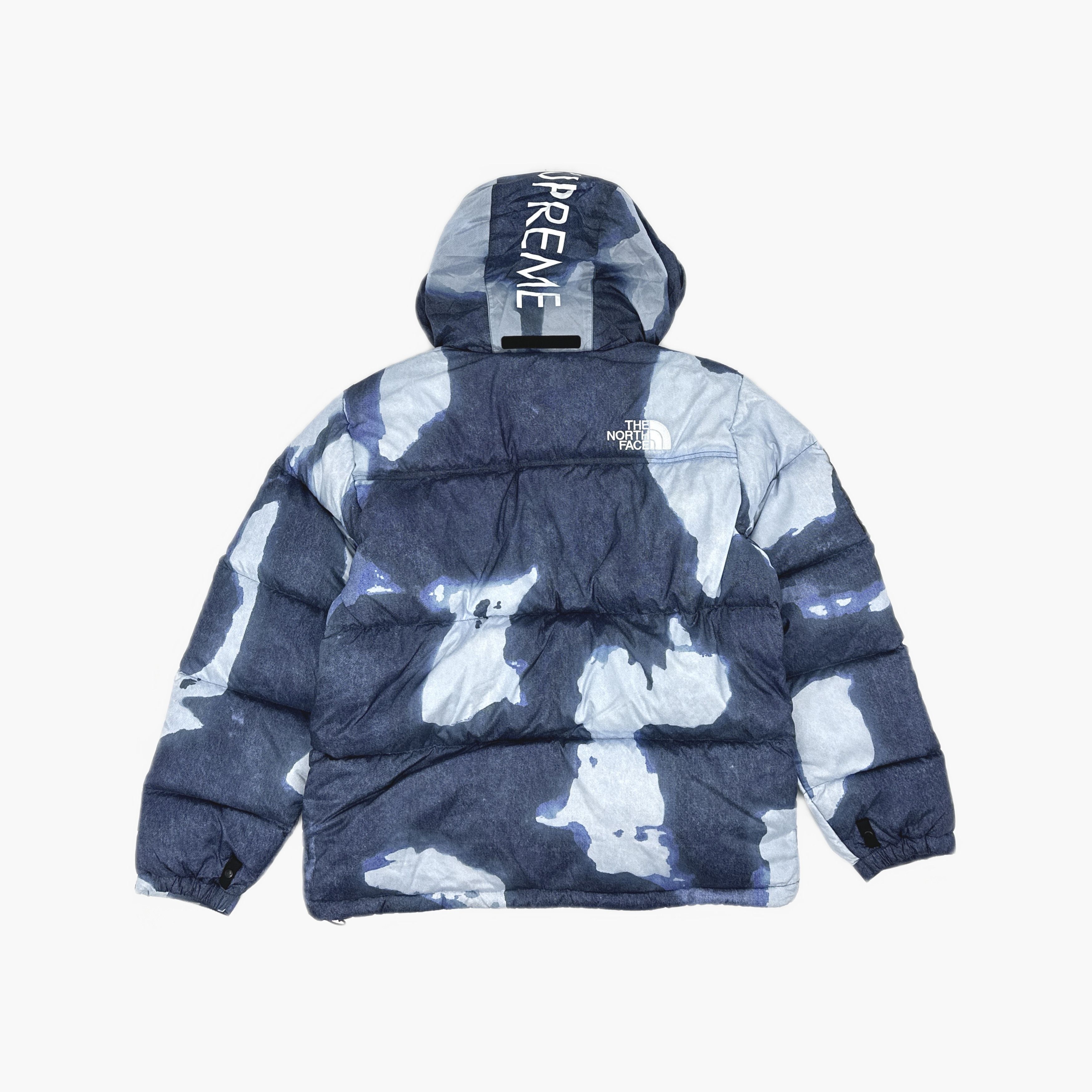 Supreme Supreme x The North Face Bleached Denim Nuptse Jacket L Size US L / EU 52-54 / 3 - 2 Thumbnail