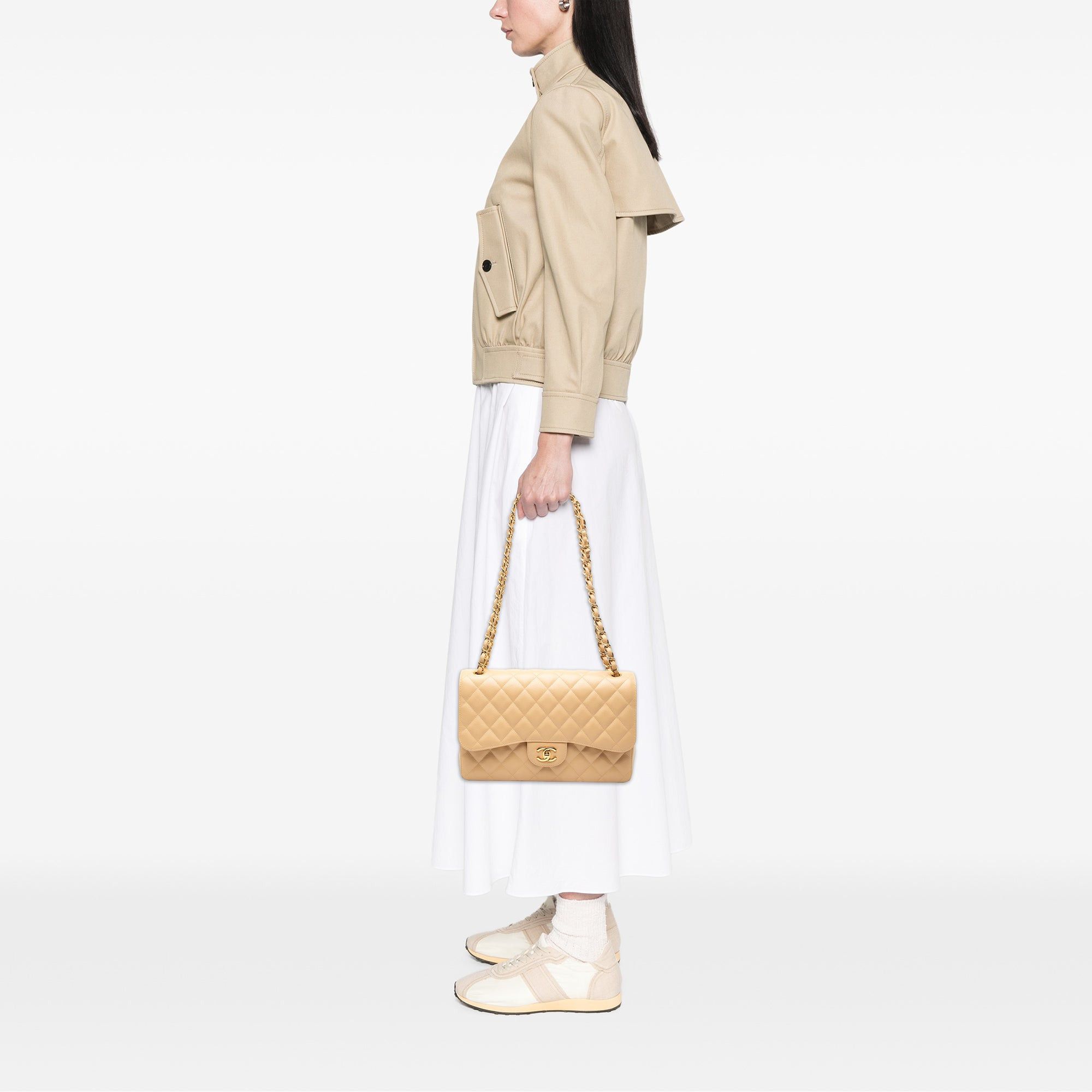 Chanel Jumbo Classic Caviar Double Flap Size ONE SIZE - 7 Thumbnail