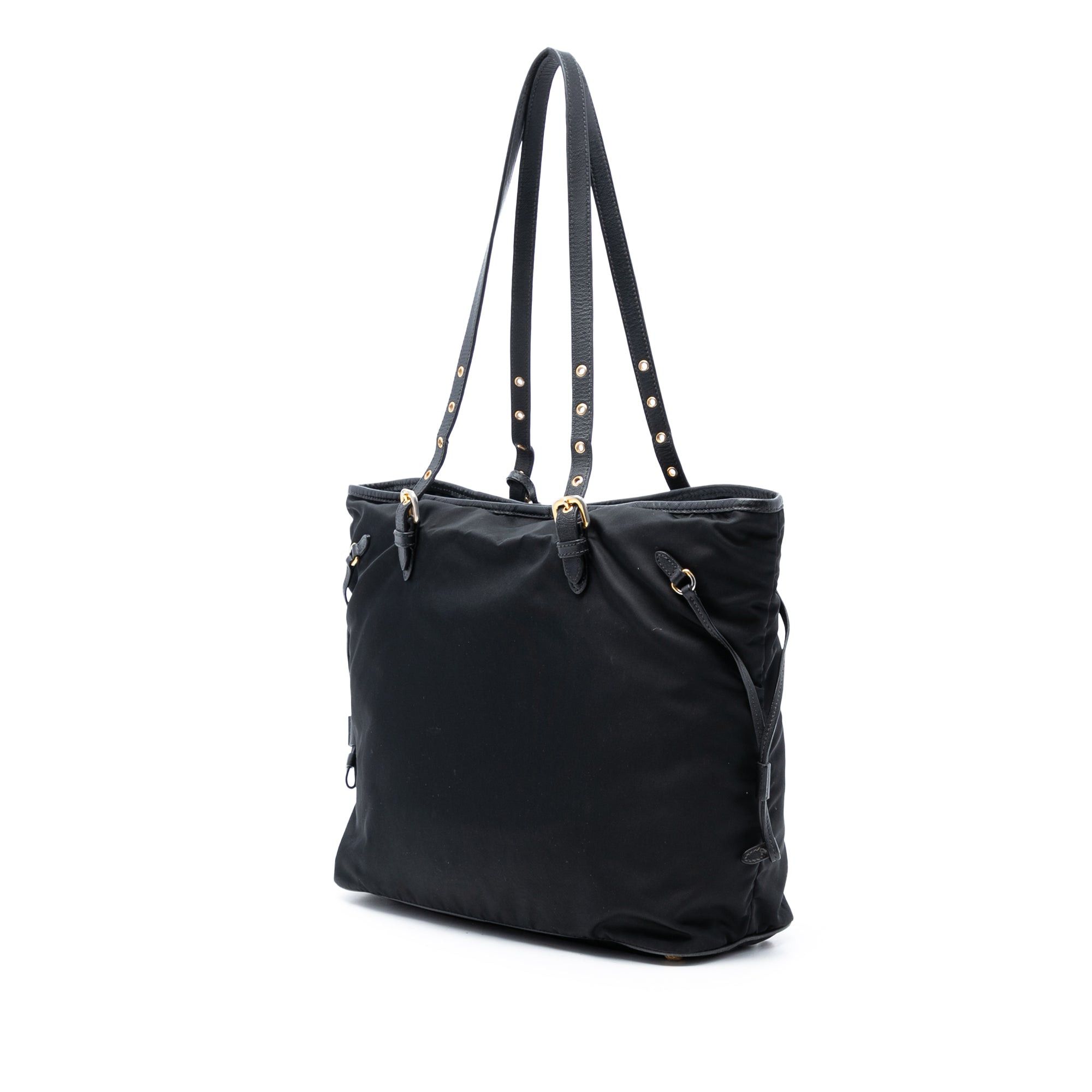 Prada Saffiano Trimmed Tessuto Tote Size ONE SIZE - 2 Thumbnail