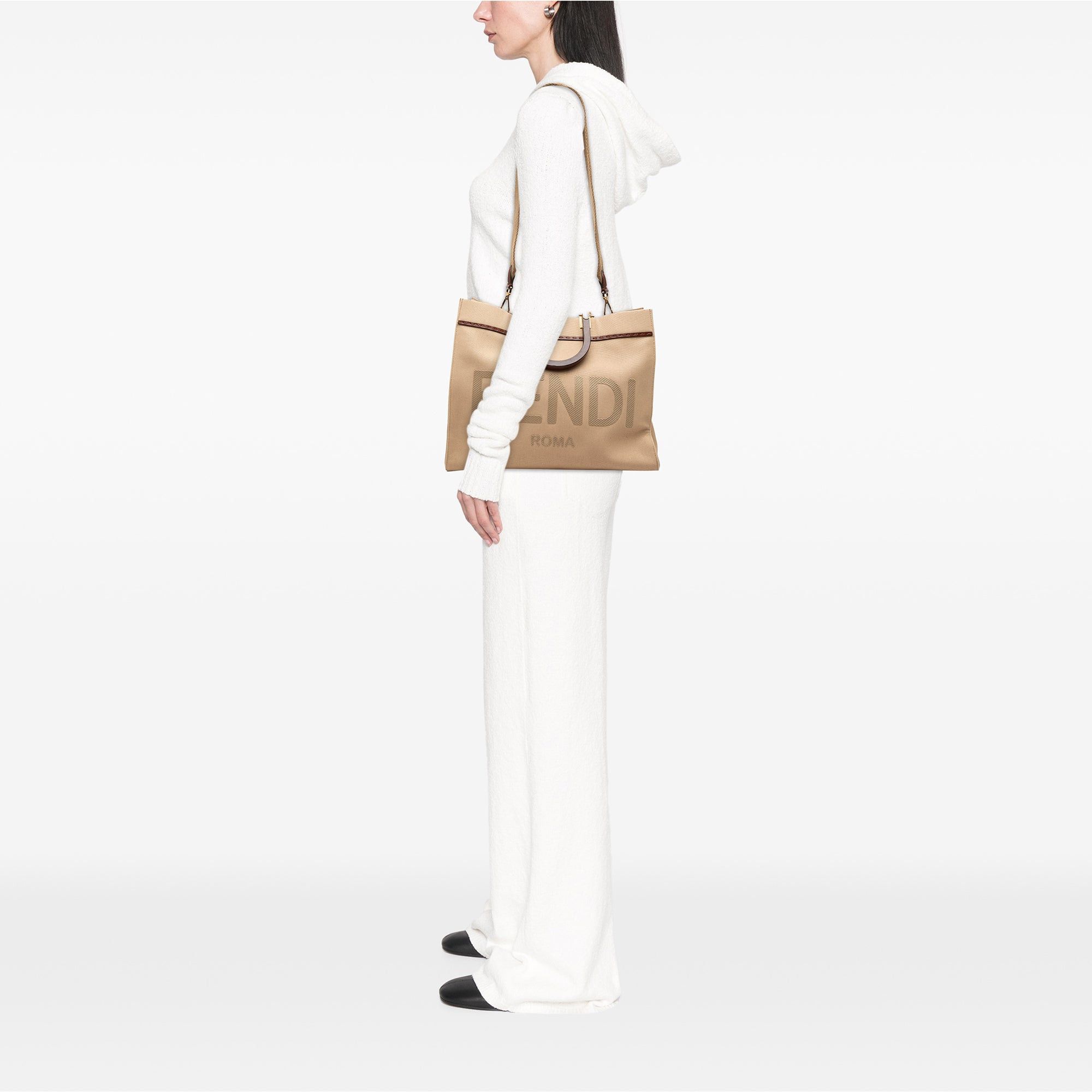 Fendi Medium Canvas Sunshine Shopper Tote Size ONE SIZE - 7 Thumbnail