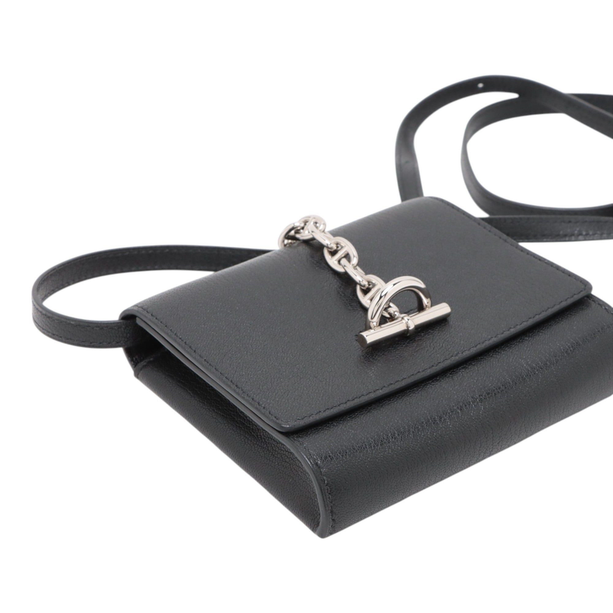 Hermes Chevre Mysore Chaine d Ancre Compact Wallet Size ONE SIZE - 3 Thumbnail
