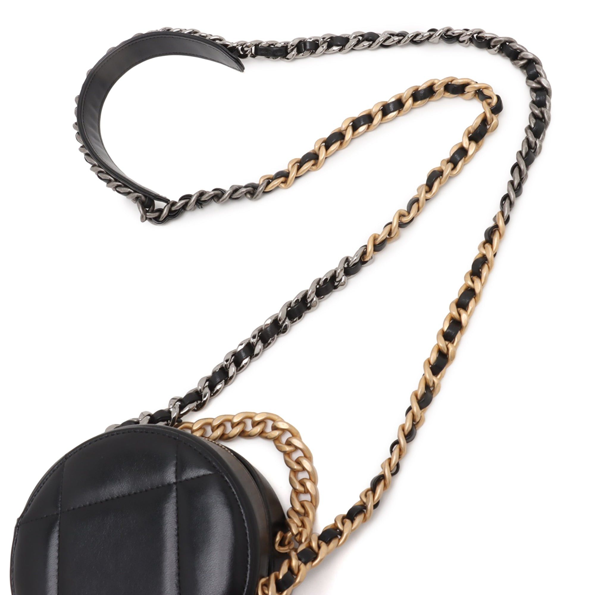 Chanel Lambskin 19 Round Clutch with Chain Size ONE SIZE - 10 Thumbnail