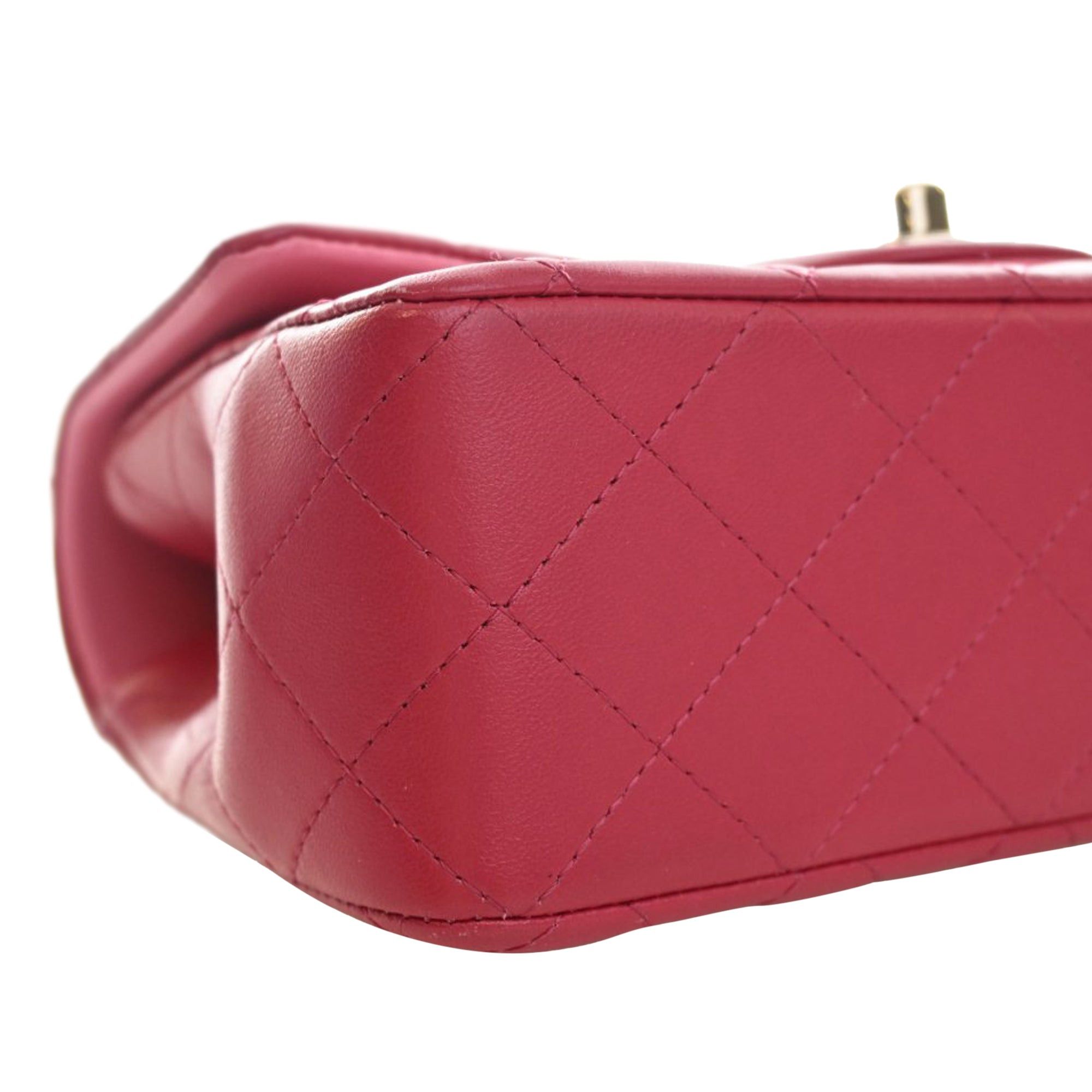 Chanel Mini Rectangular Classic Lambskin Top Handle Flap Size ONE SIZE - 10 Thumbnail