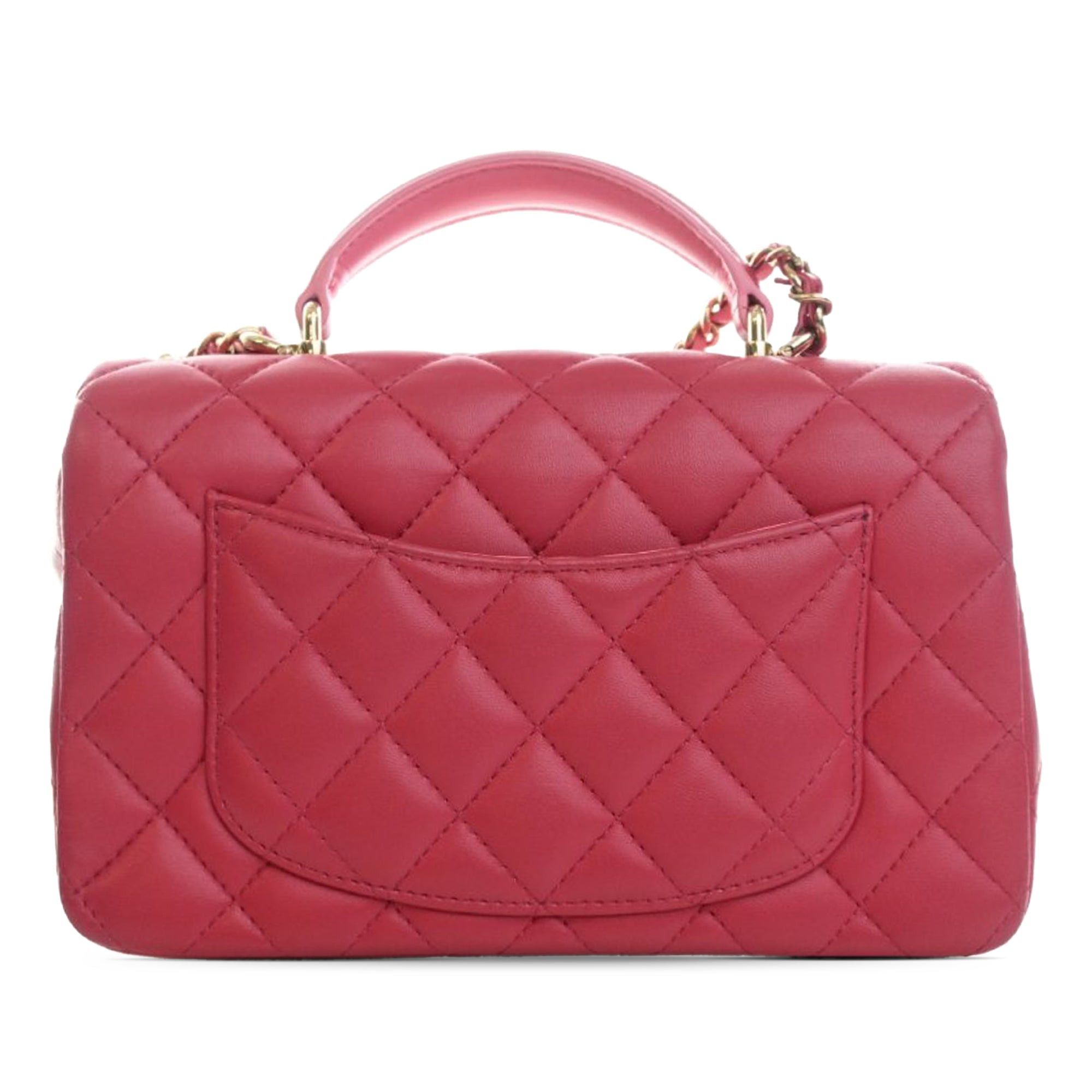 Chanel Mini Rectangular Classic Lambskin Top Handle Flap Size ONE SIZE - 2 Thumbnail