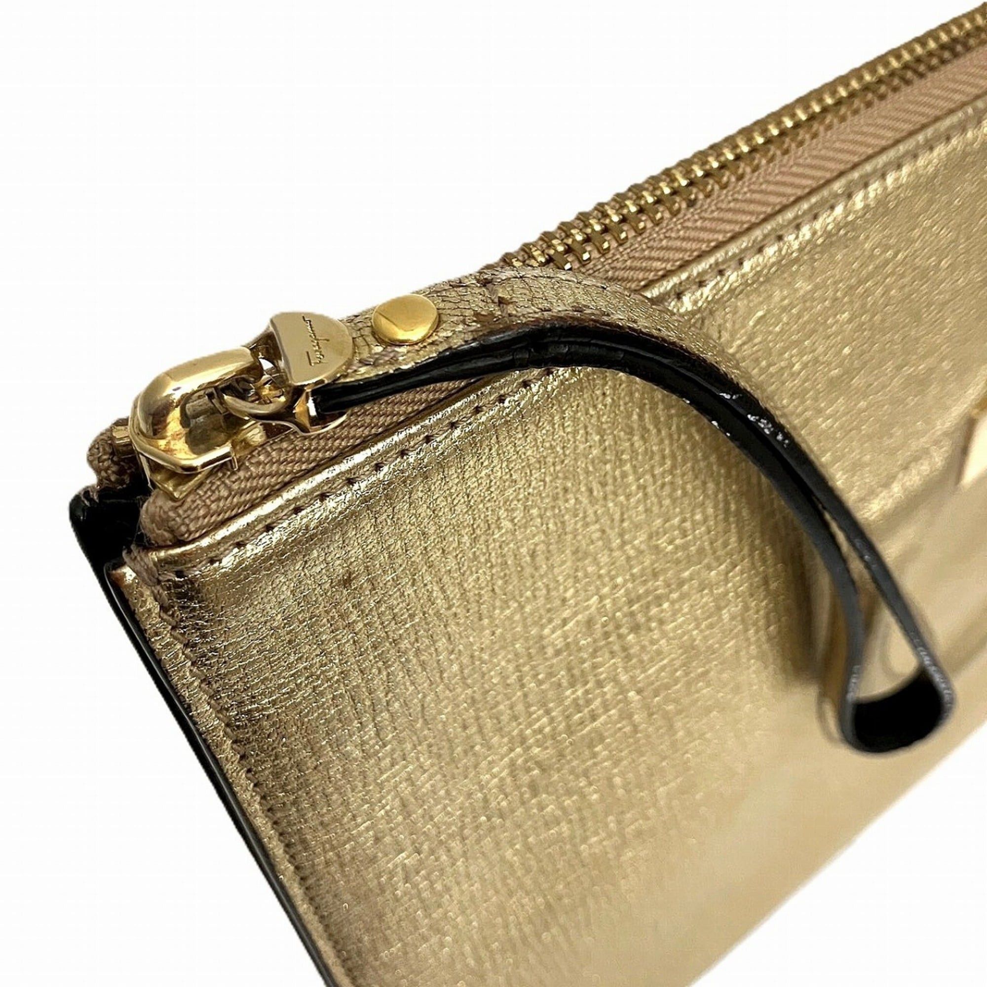 Salvatore Ferragamo Salvatore Ferragamo clutch bag, Gancini leather, KM-22 D299 Size ONE SIZE - 6 Thumbnail
