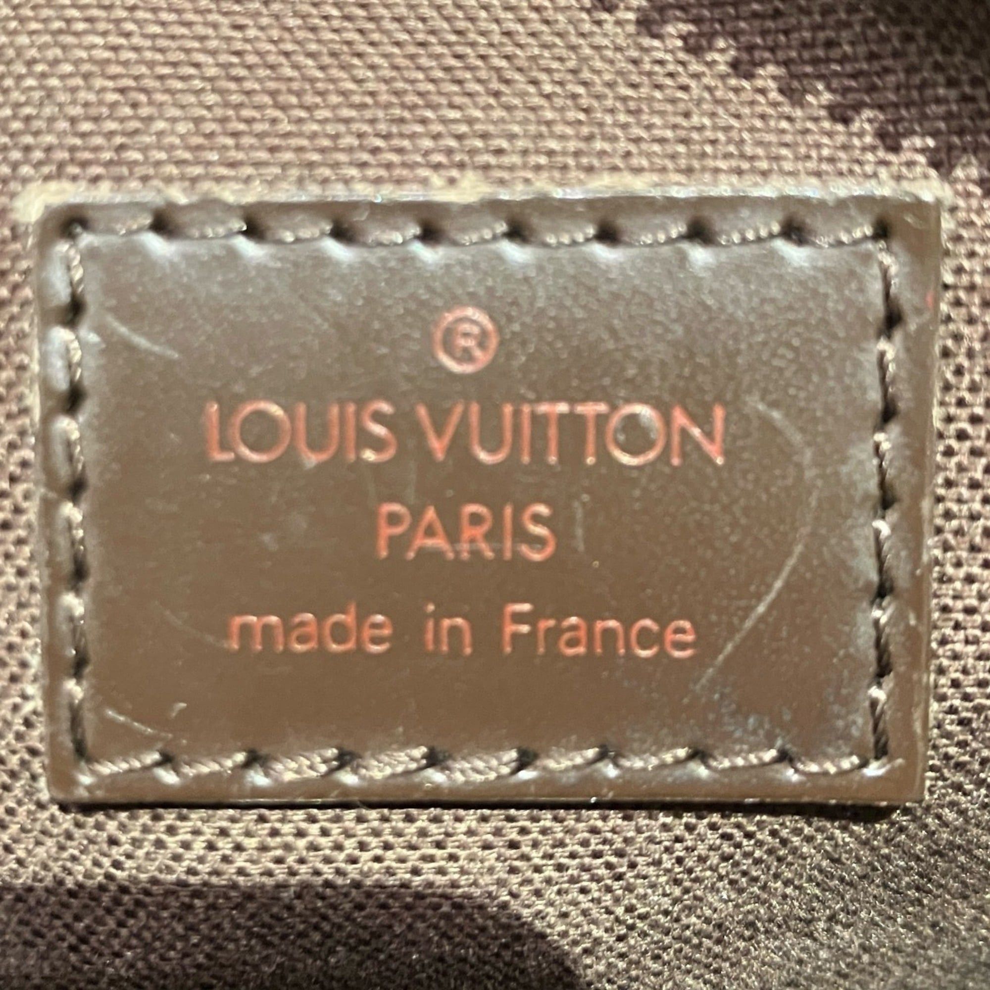 Louis Vuitton Louis Vuitton Olaf PM Shoulder Bag, Damier Ebene, Toile Leather, N41442 Size ONE SIZE - 4 Thumbnail
