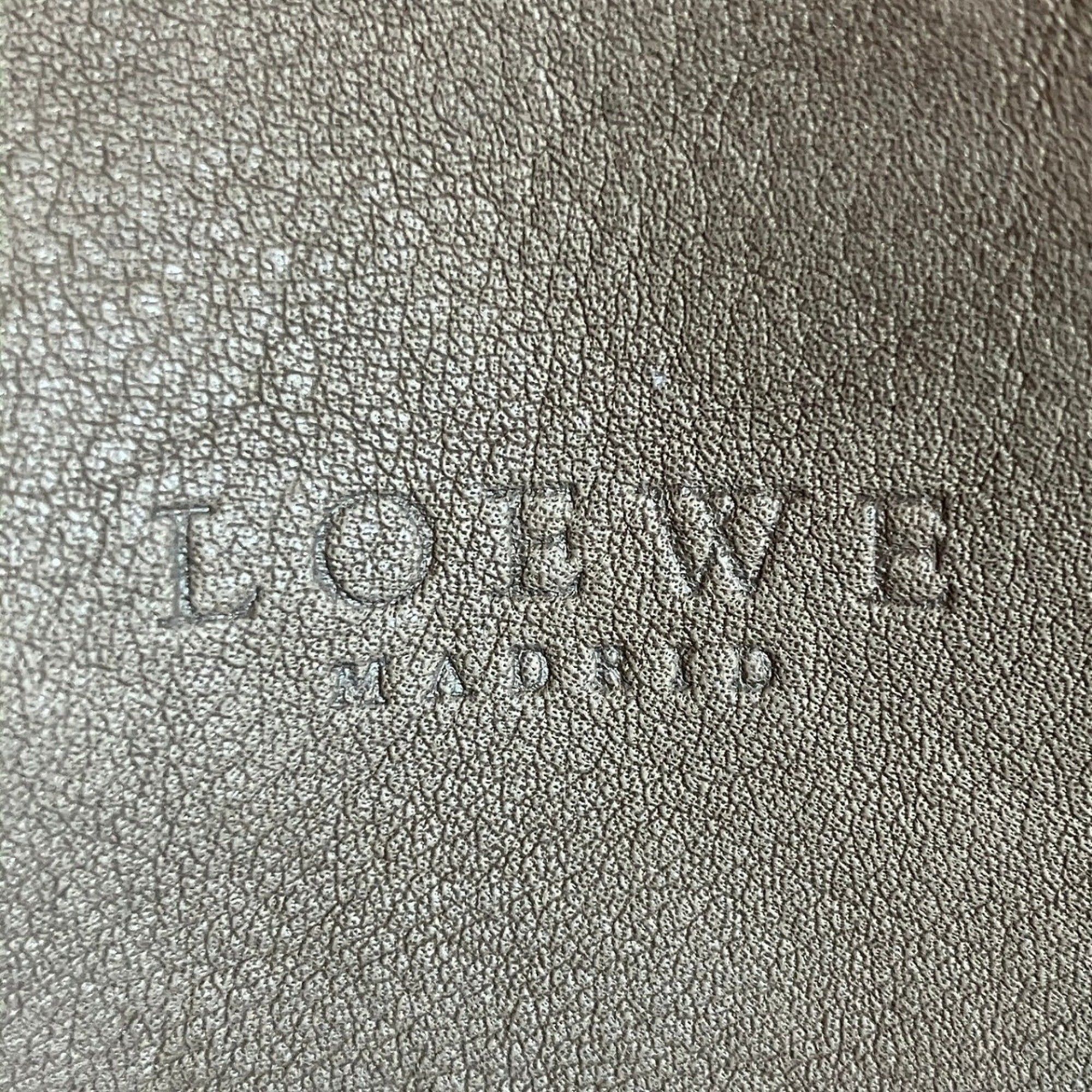 Loewe Loewe tote bag, Anagram design, suede leather. Size ONE SIZE - 4 Thumbnail