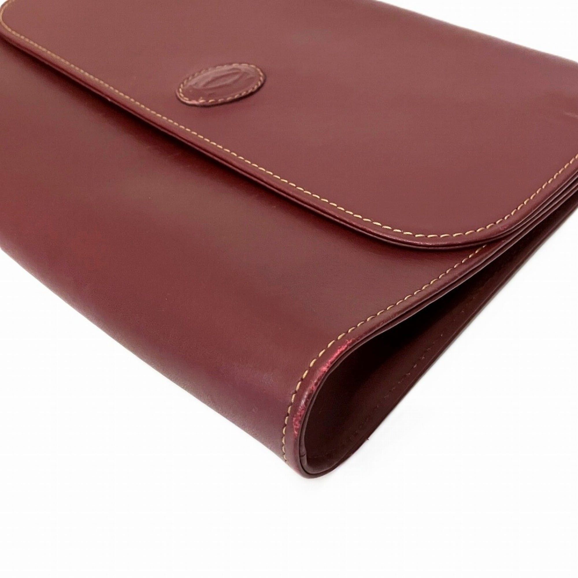 Cartier Cartier Must Leather Clutch Bag Size ONE SIZE - 7 Thumbnail