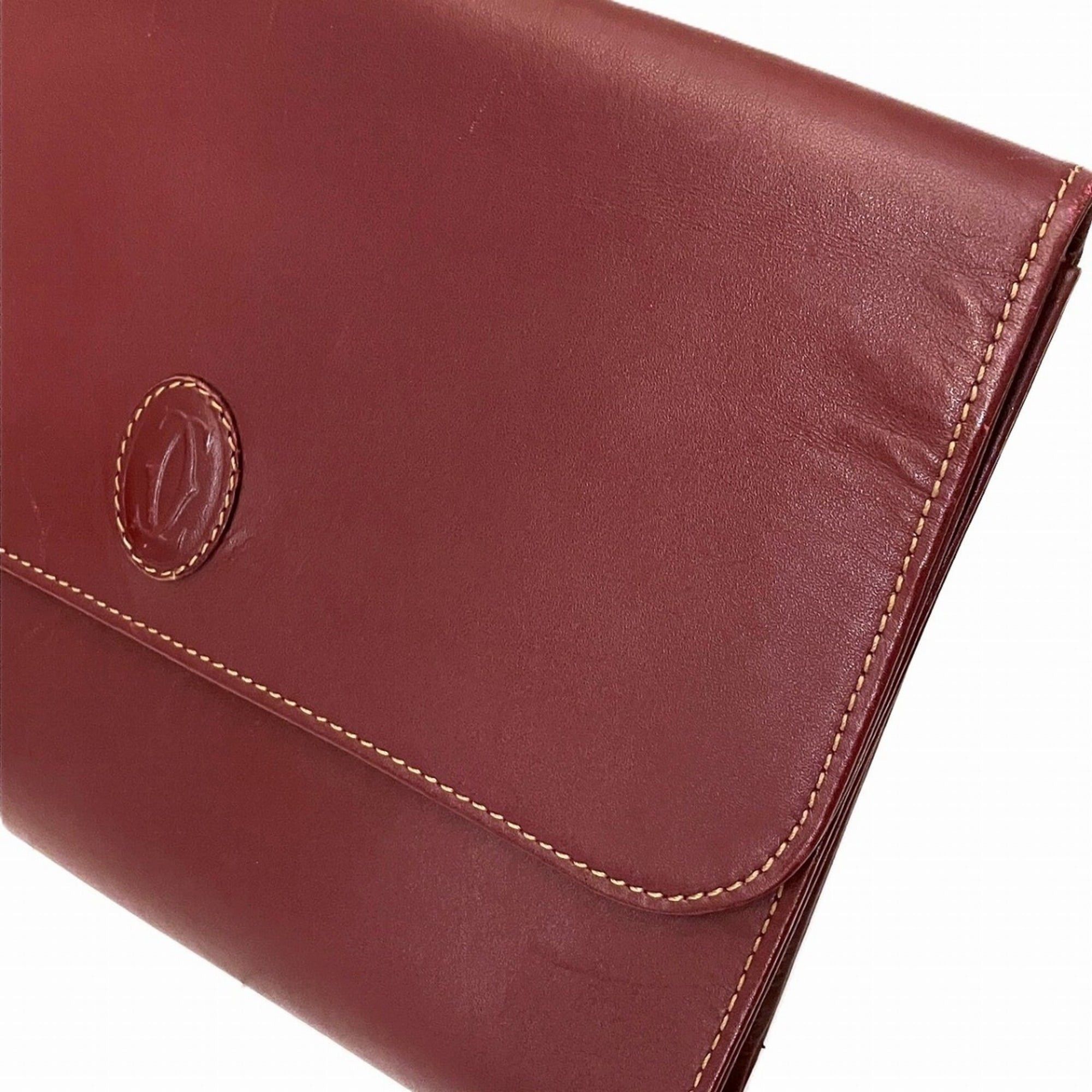 Cartier Cartier Must Leather Clutch Bag Size ONE SIZE - 8 Thumbnail