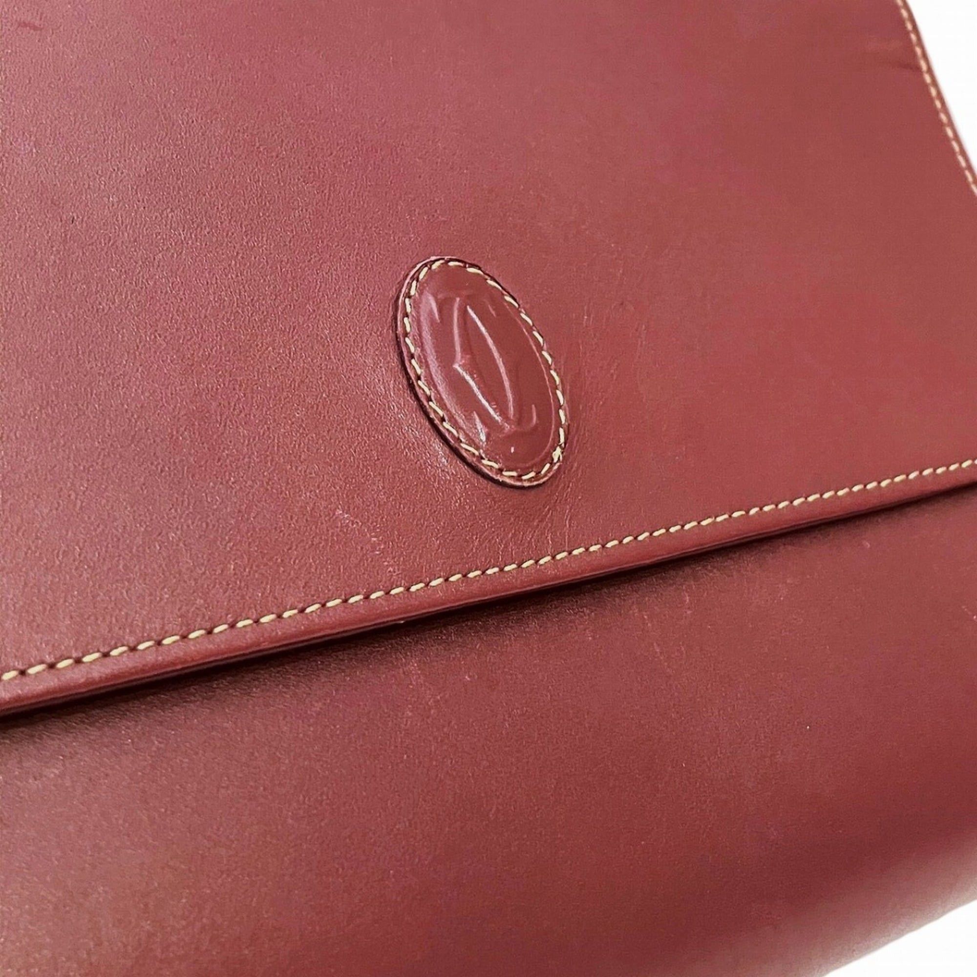 Cartier Cartier Must Leather Clutch Bag Size ONE SIZE - 9 Thumbnail