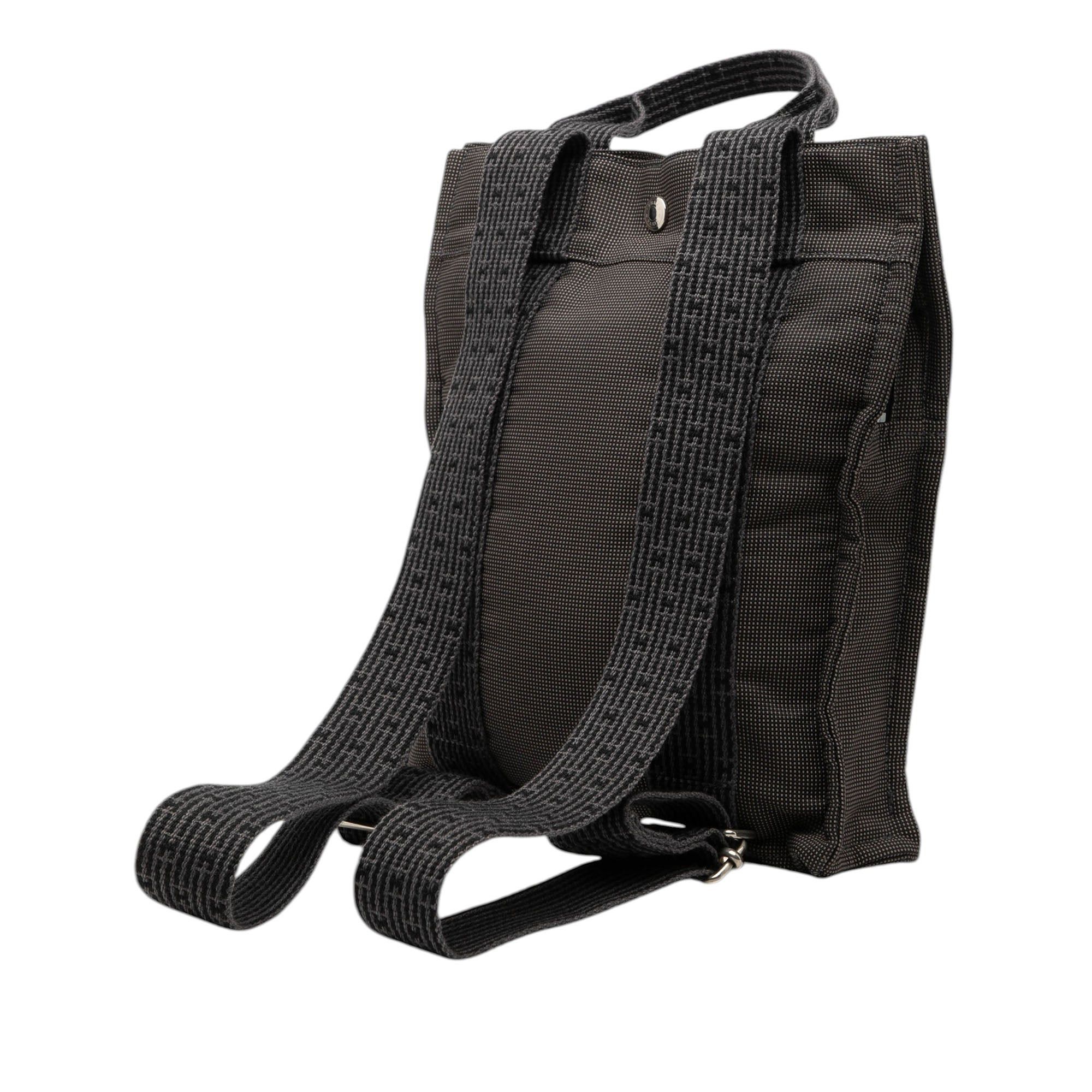 Hermes Canvas Herline Backpack PM Size ONE SIZE - 2 Thumbnail