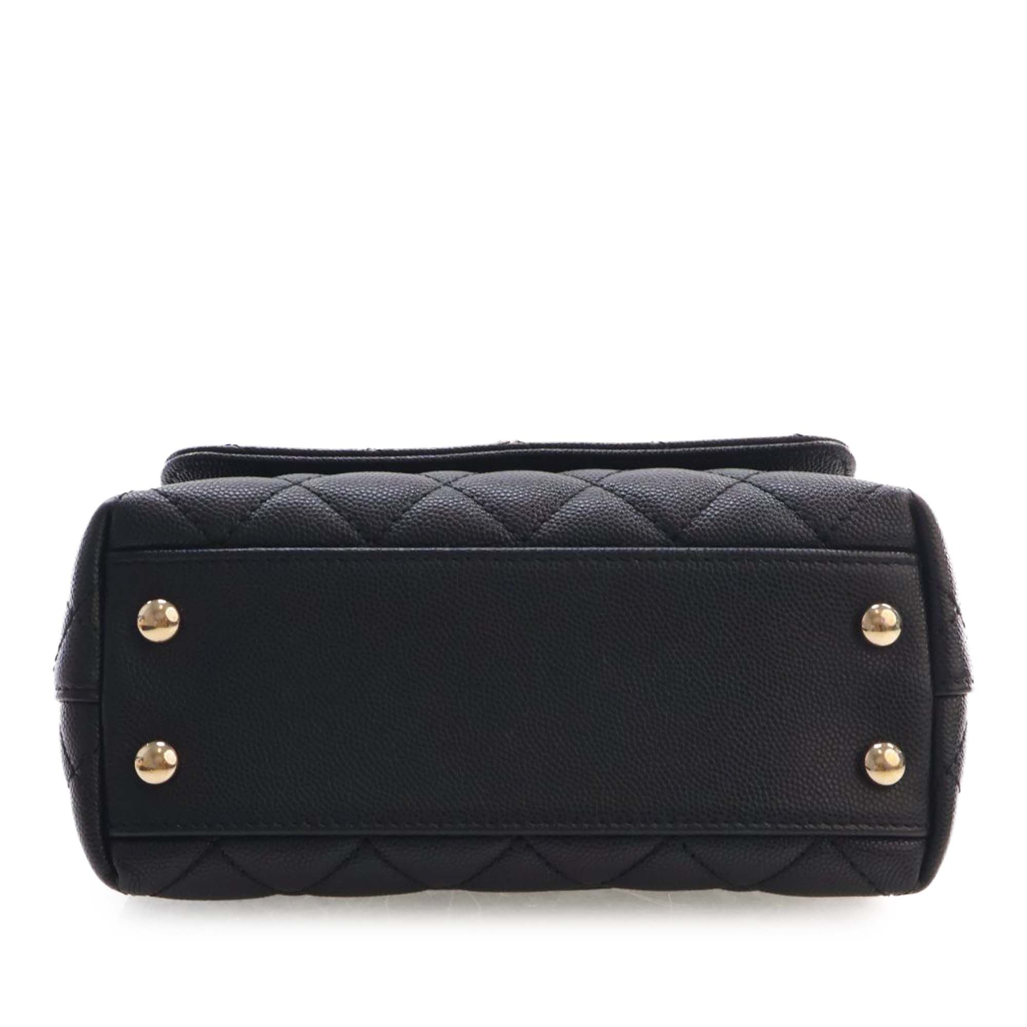 Chanel Extra Mini Quilted Caviar Coco Top Handle Bag Size ONE SIZE - 5 Thumbnail