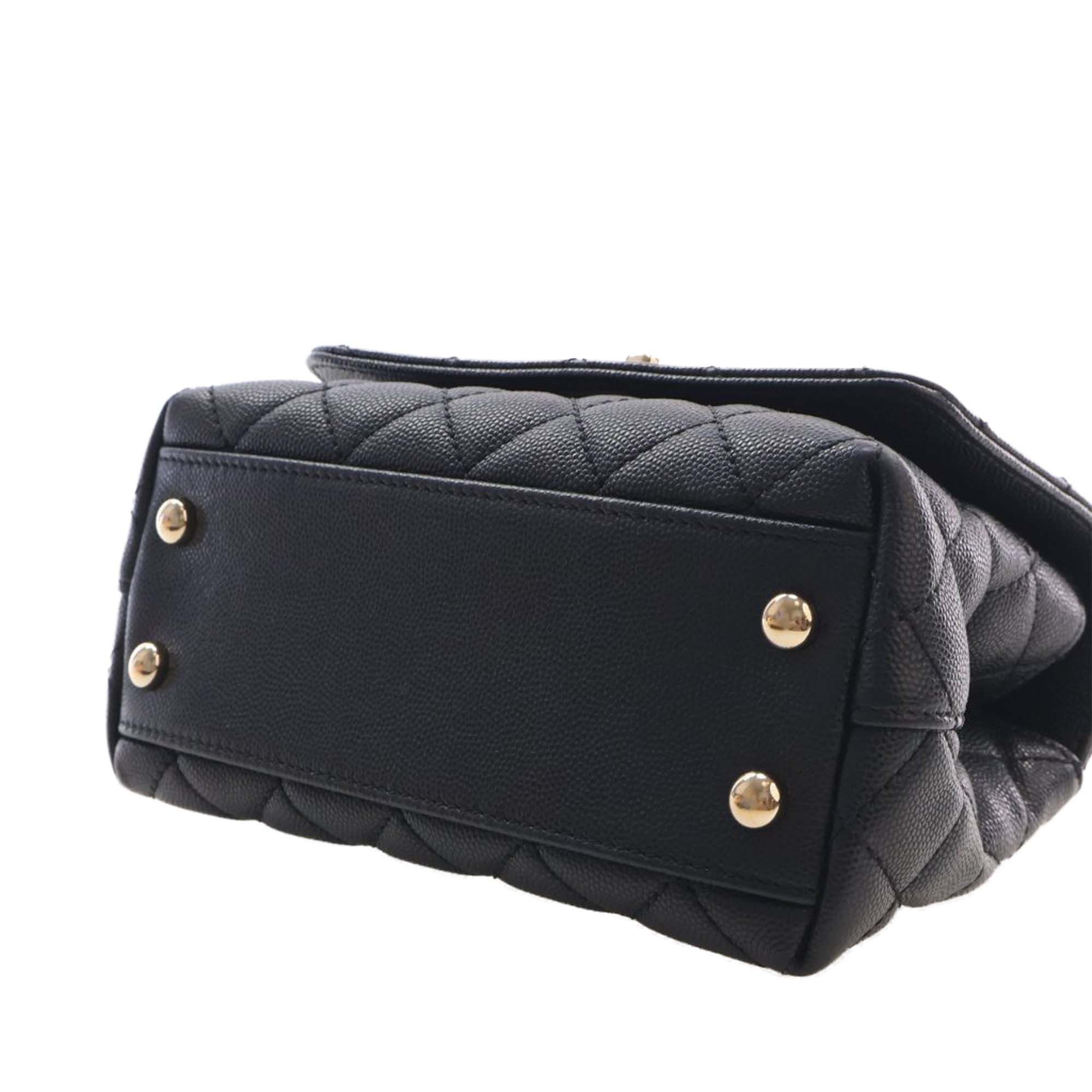 Chanel Extra Mini Quilted Caviar Coco Top Handle Bag Size ONE SIZE - 6 Thumbnail