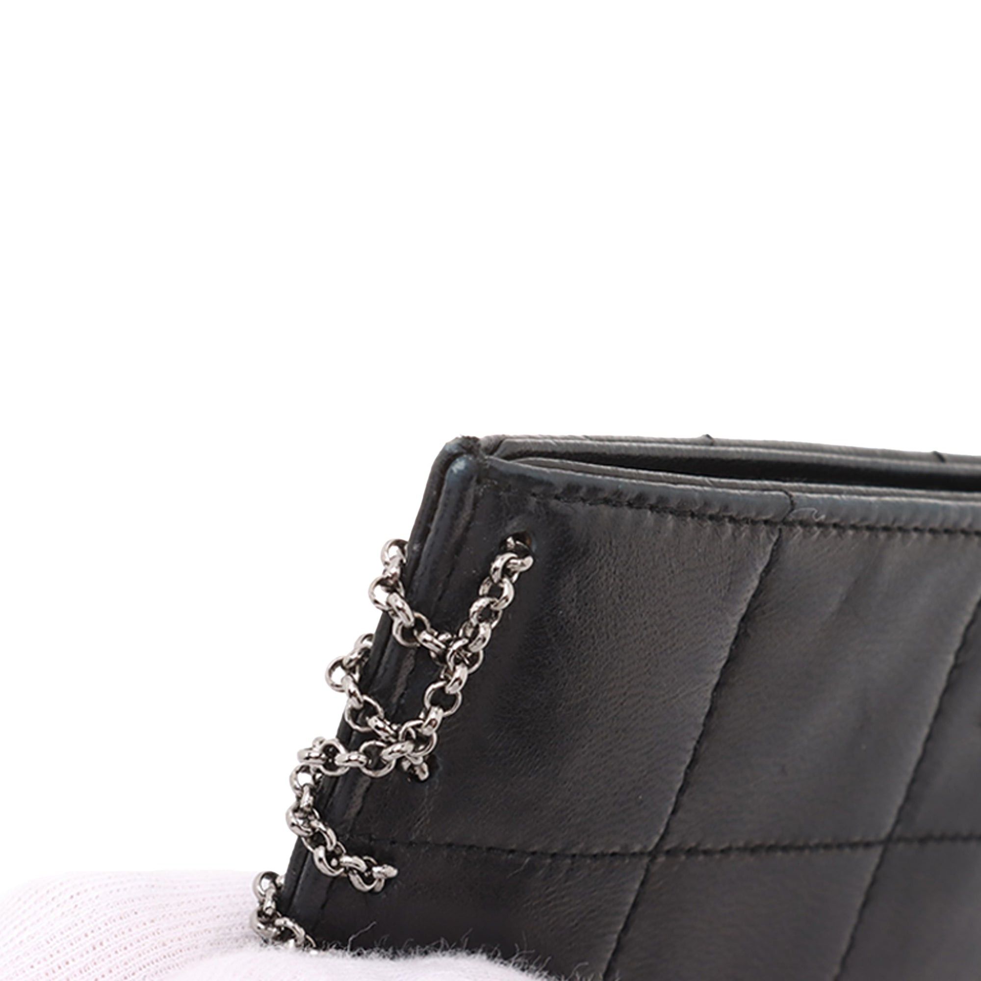 Chanel CC Choco Bar Lambskin Chain Fringe Crossbody Size ONE SIZE - 9 Thumbnail