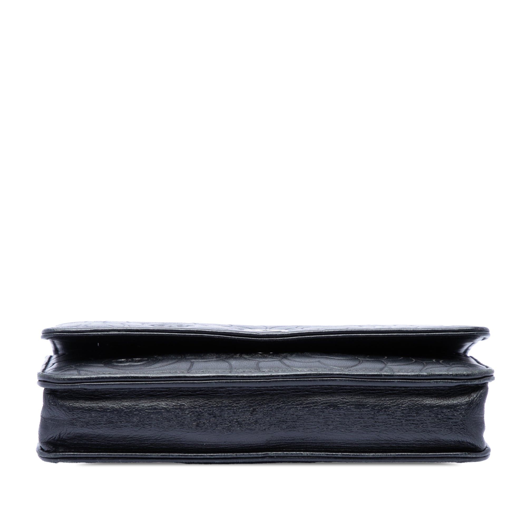 Chanel CC Embossed Lambskin Camellia Wallet On Chain Size ONE SIZE - 3 Thumbnail