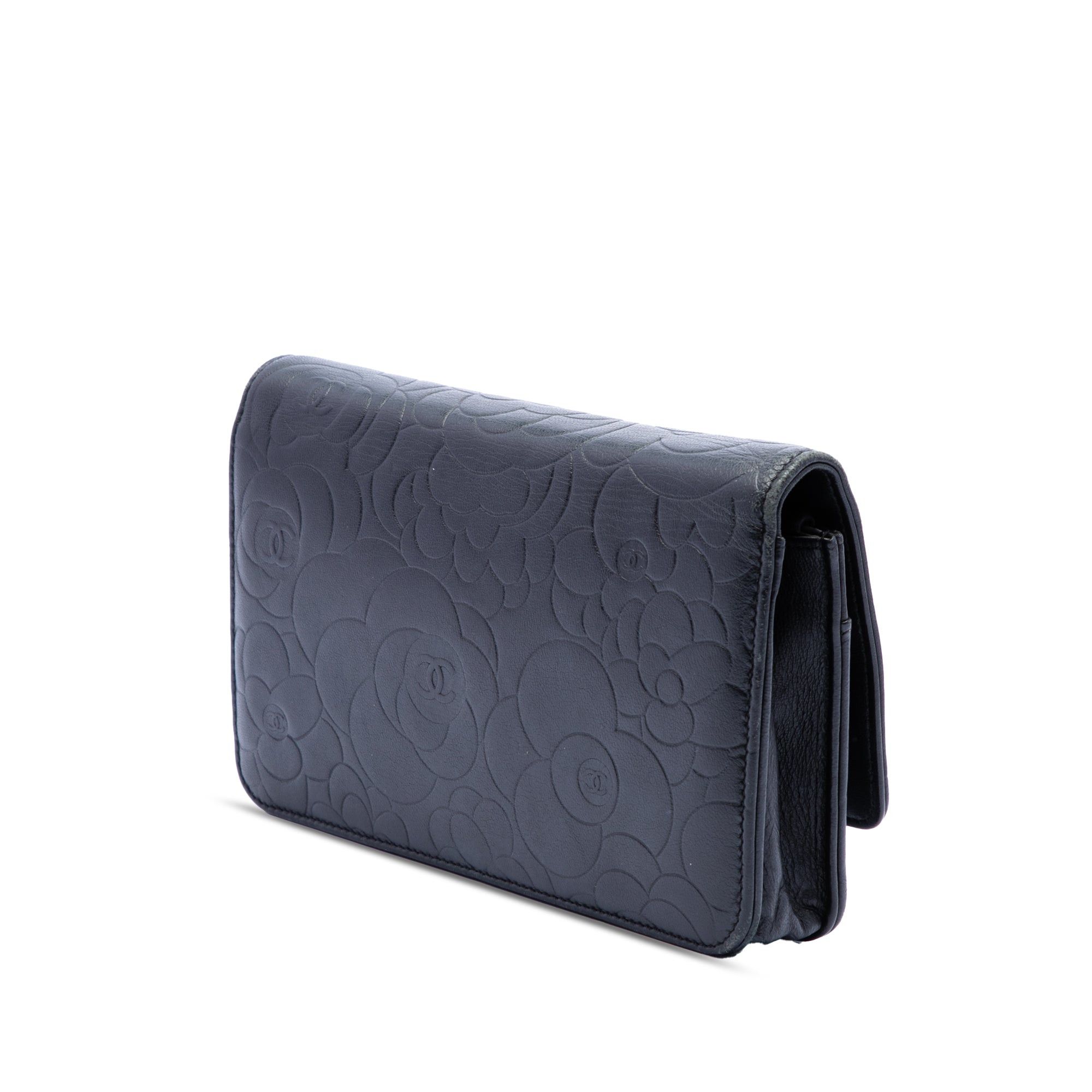 Chanel CC Embossed Lambskin Camellia Wallet On Chain Size ONE SIZE - 2 Thumbnail
