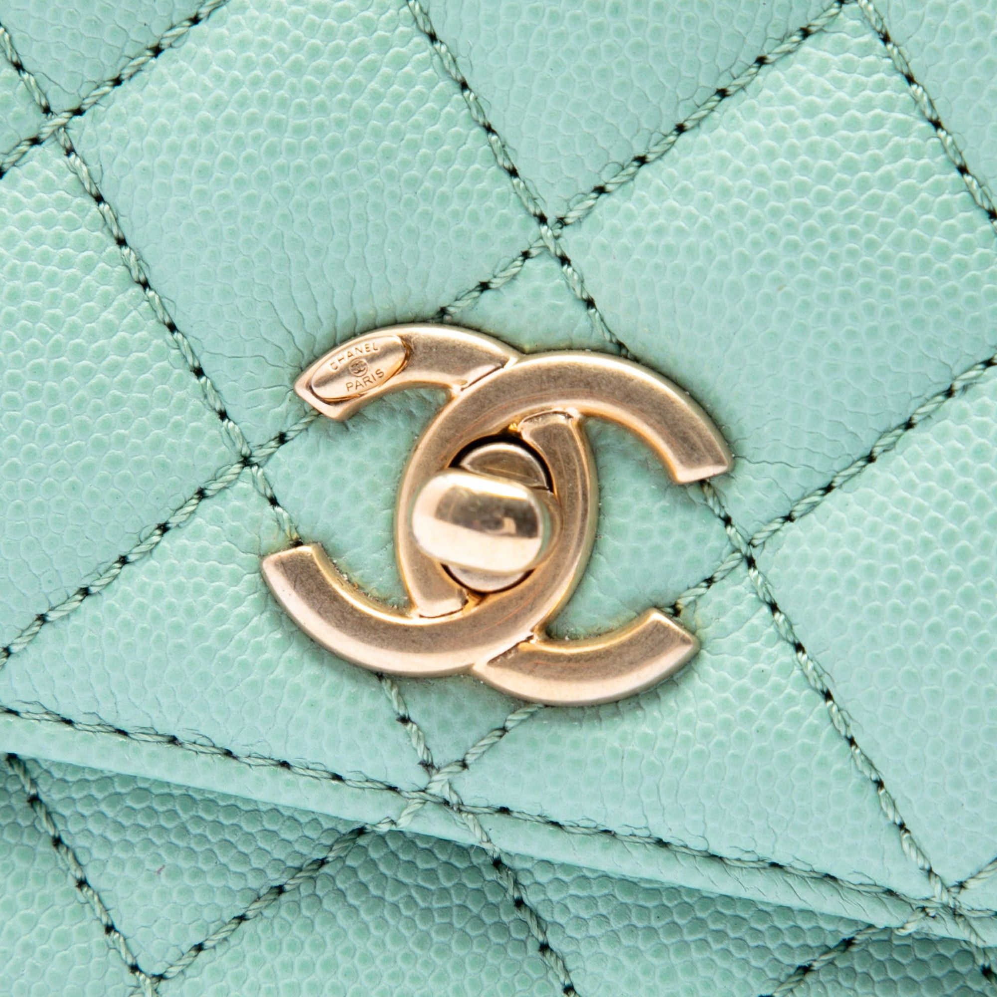 Chanel Extra Mini Quilted Caviar Coco Top Handle Bag Size ONE SIZE - 5 Thumbnail