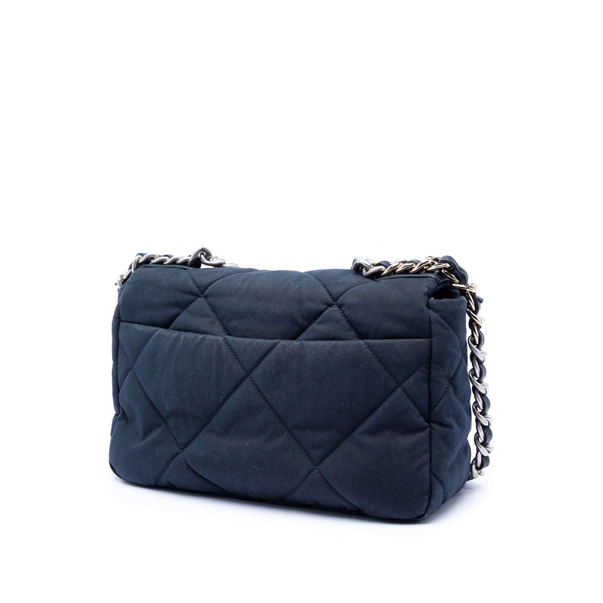 Chanel Medium Quilted Jersey 19 Flap Size ONE SIZE - 2 Thumbnail