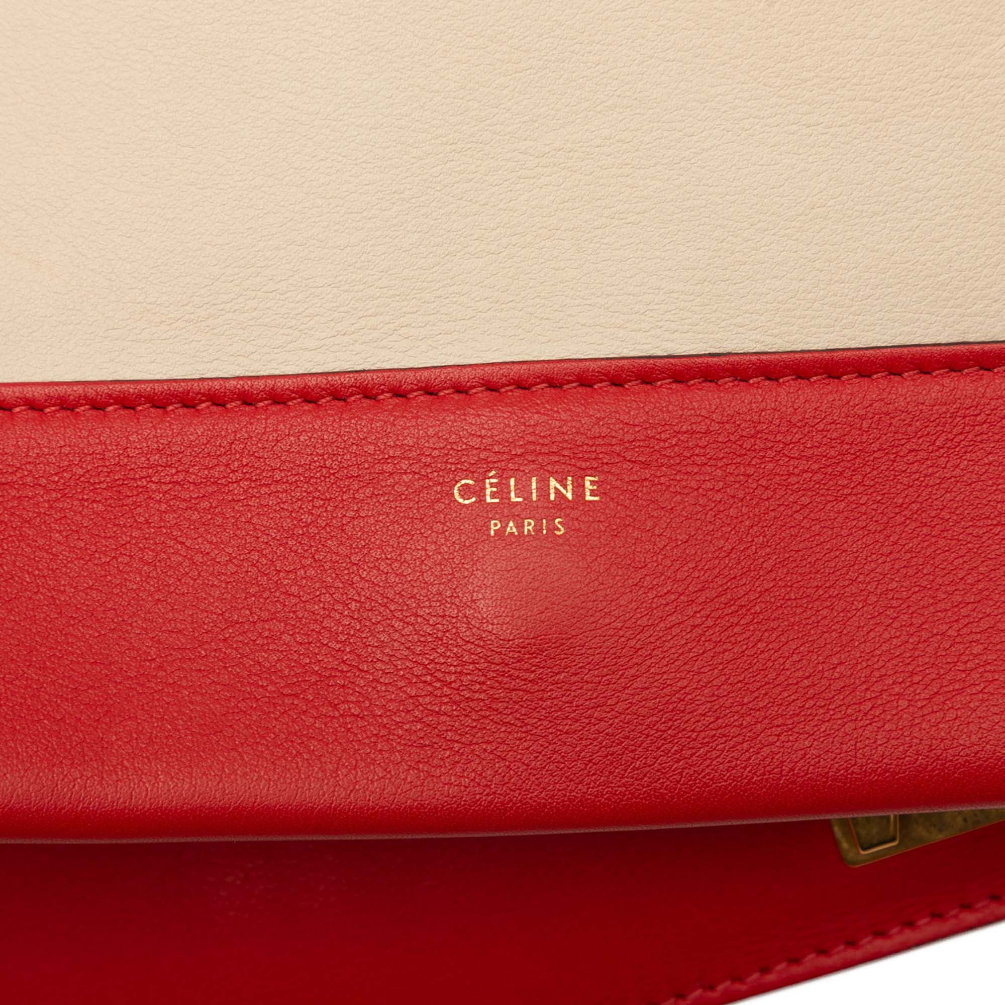 Celine Medium Shiny Smooth Calfskin Frame Shoulder Bag Size ONE SIZE - 5 Thumbnail