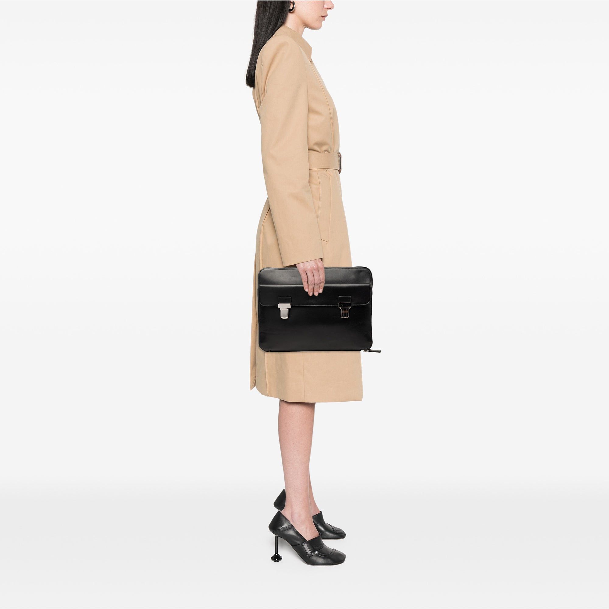Saint Laurent Paris Leather Clutch Size ONE SIZE - 6 Thumbnail