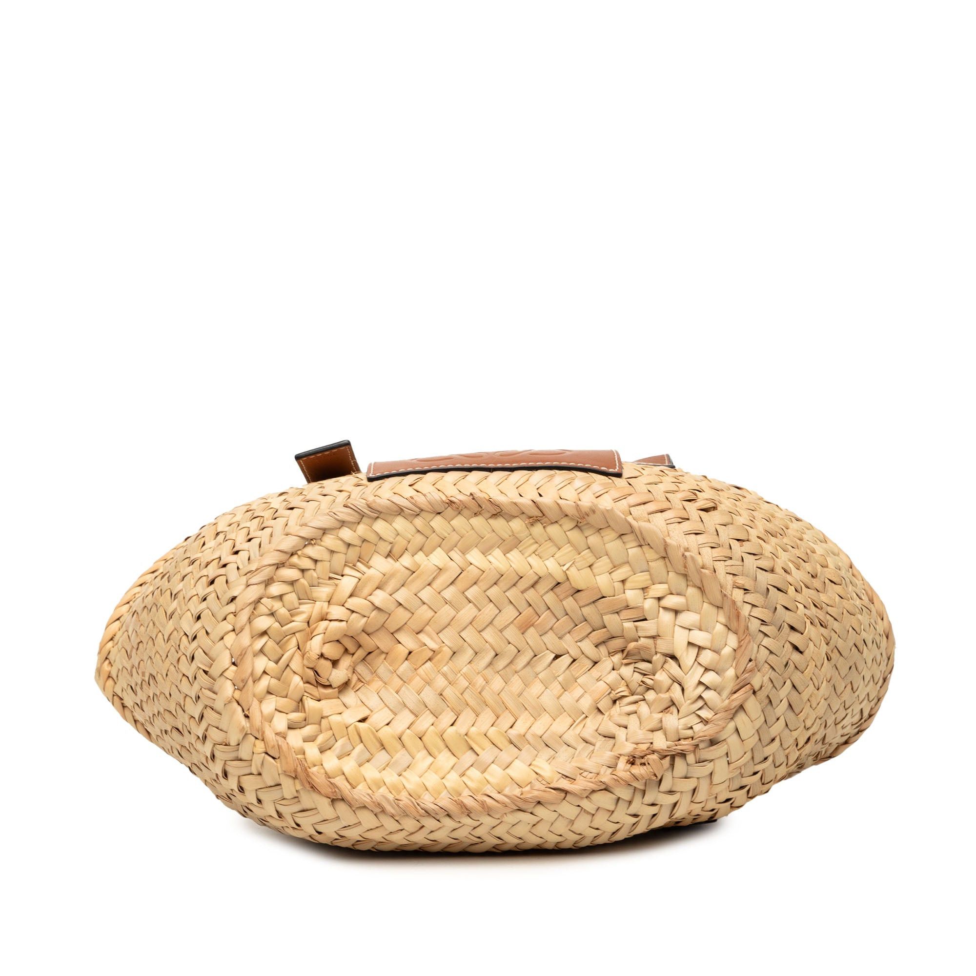 Loewe Small Raffia Anagram Basket Tote Size ONE SIZE - 3 Thumbnail