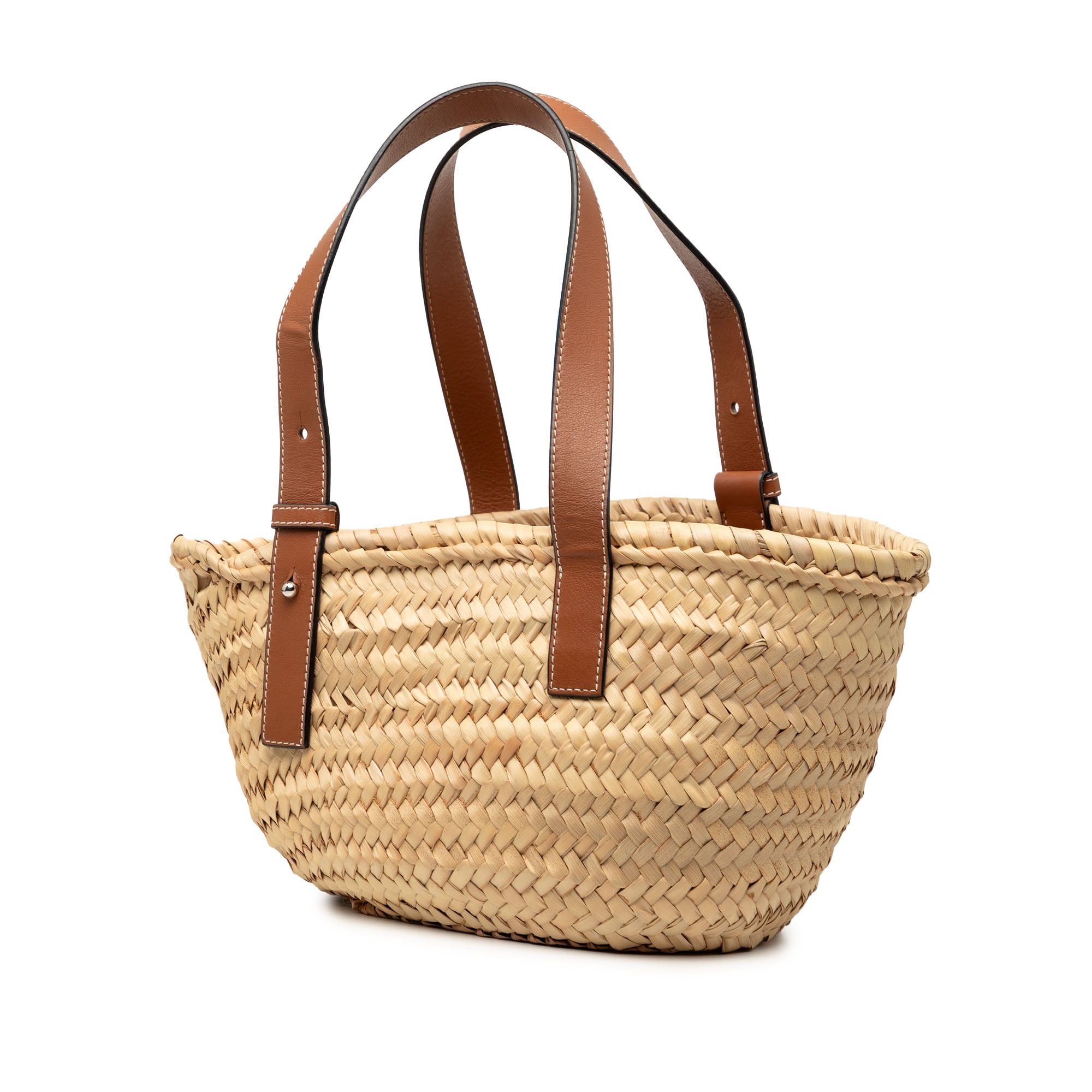 Loewe Small Raffia Anagram Basket Tote Size ONE SIZE - 2 Thumbnail
