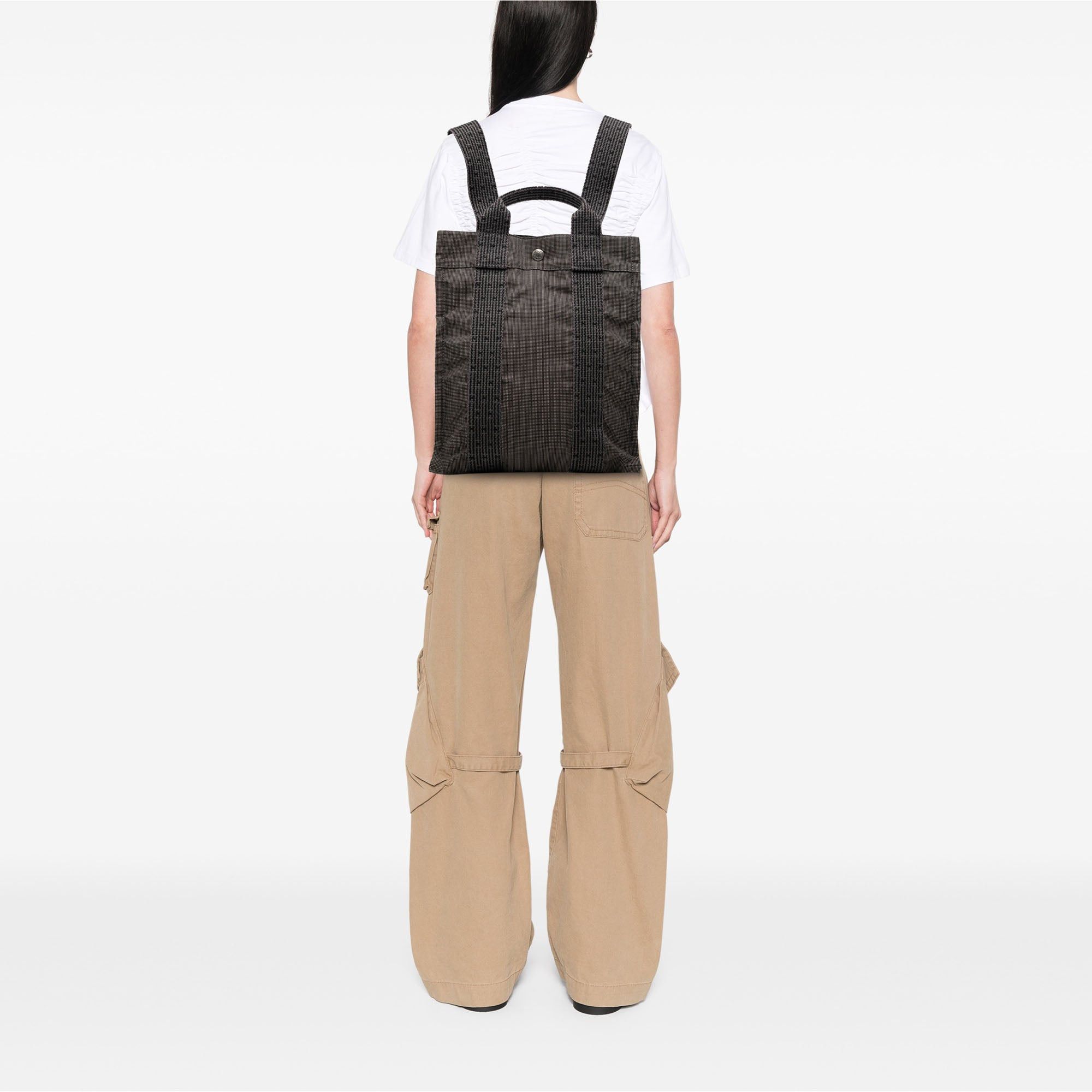 Hermes Canvas Herline Backpack PM Size ONE SIZE - 6 Thumbnail