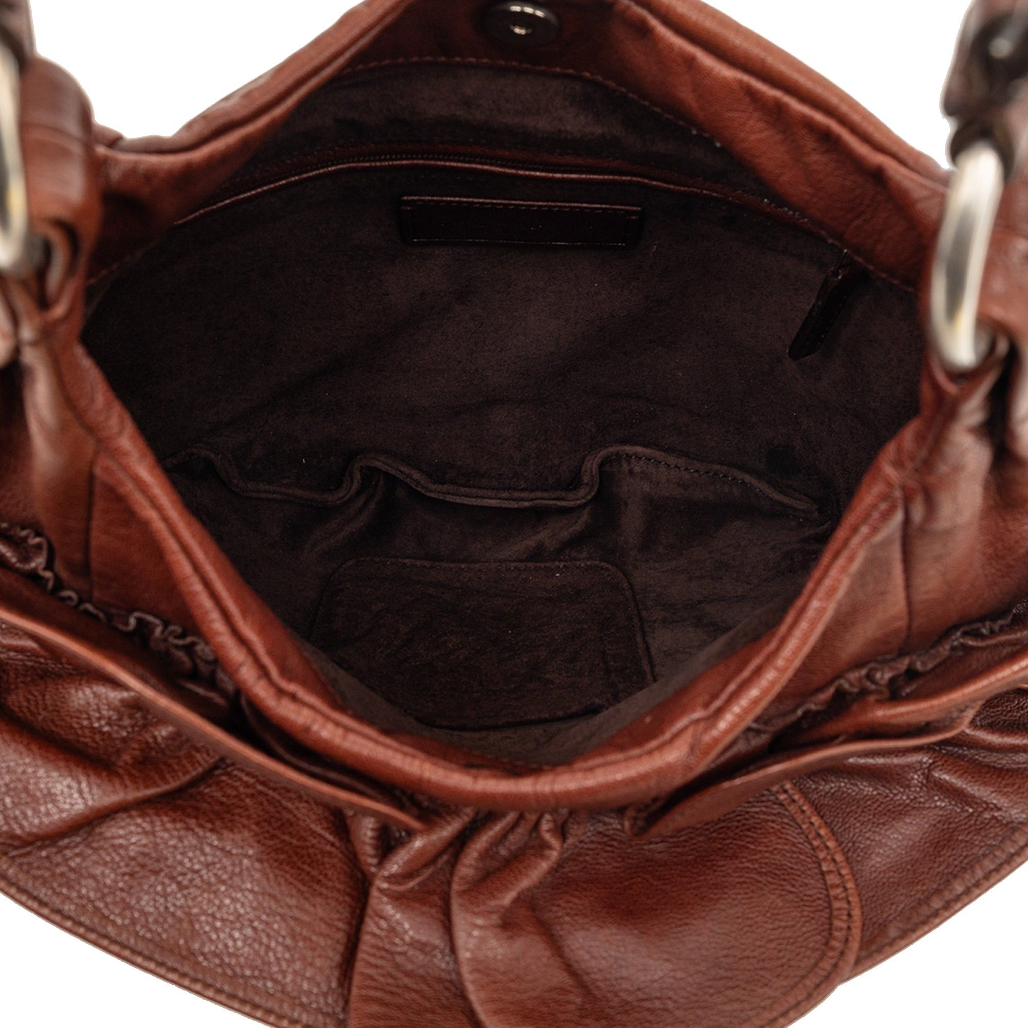 Saint Laurent Paris Leather Nadja Rose Petal Shoulder Bag Size ONE SIZE - 4 Thumbnail