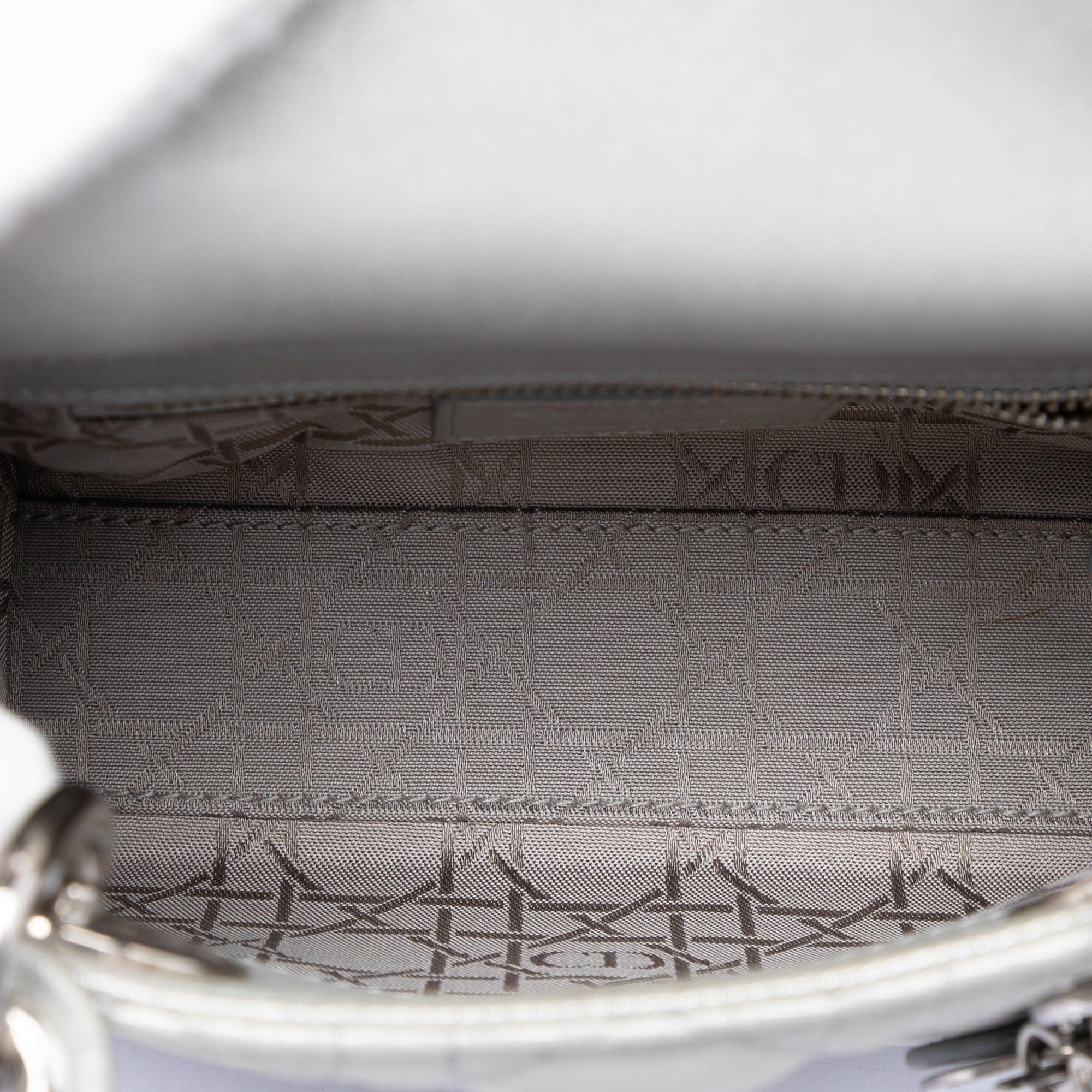 Dior Mini Iridescent Lambskin Cannage Lady Dior Size ONE SIZE - 4 Thumbnail