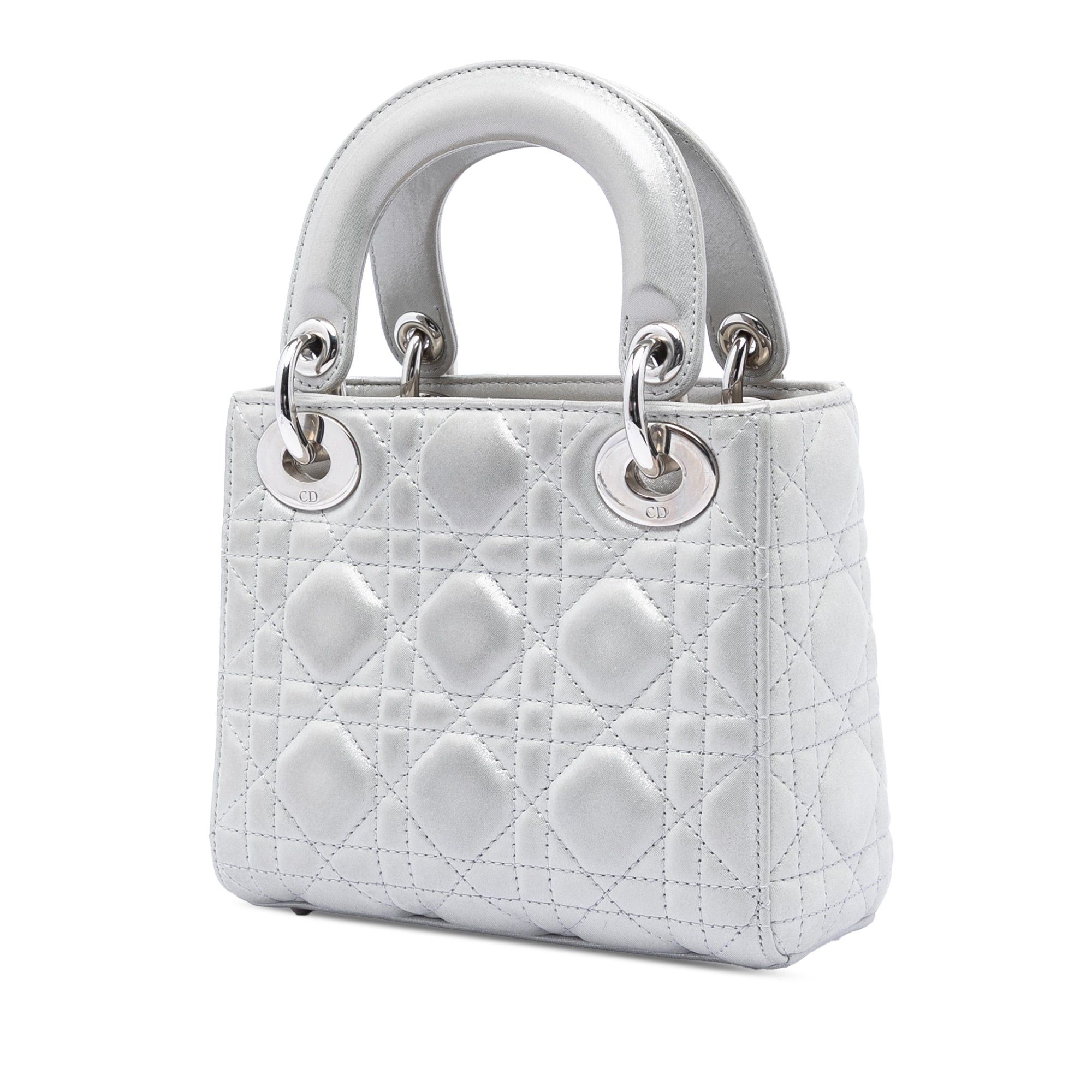 Dior Mini Iridescent Lambskin Cannage Lady Dior Size ONE SIZE - 2 Thumbnail