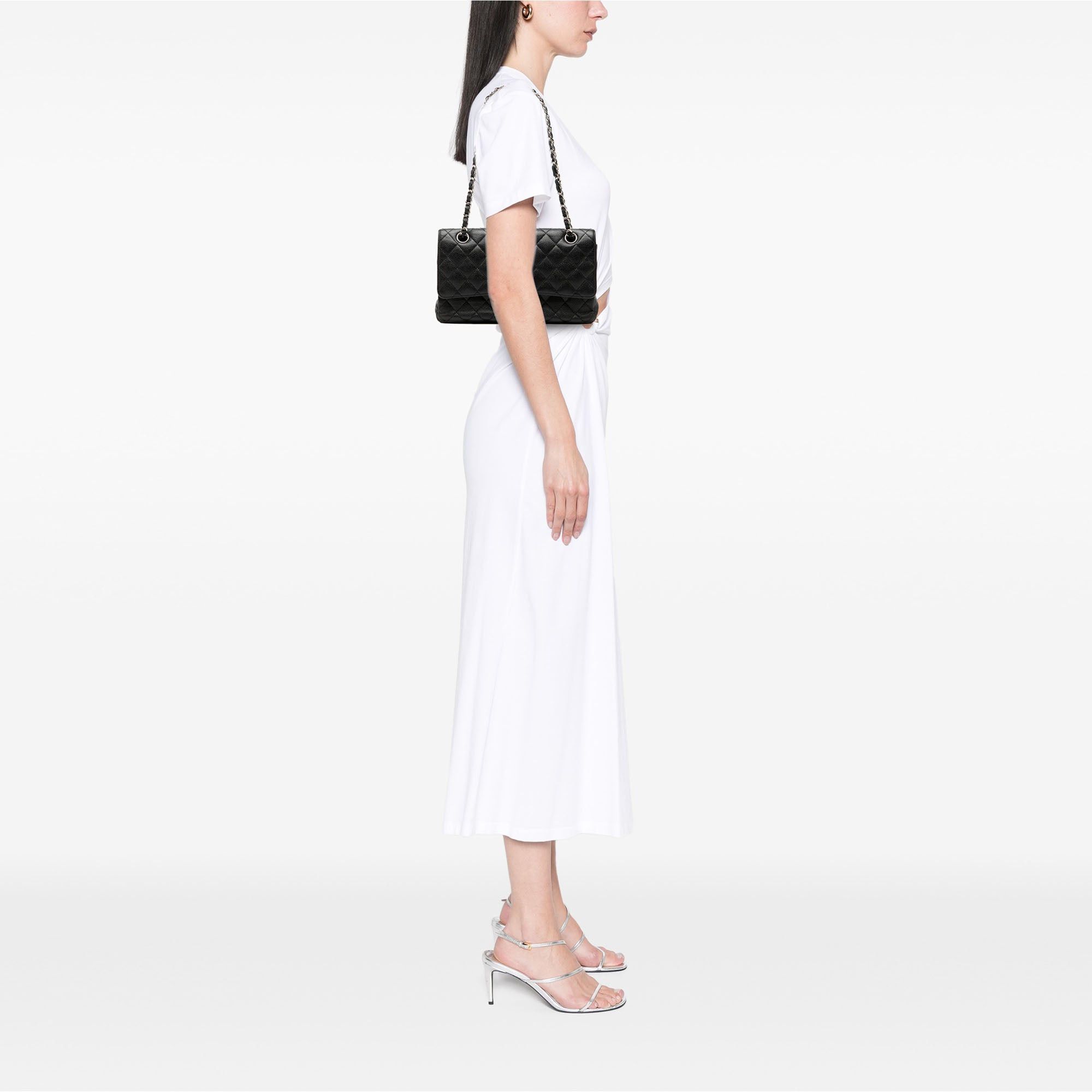 Chanel Medium Classic Caviar Double Flap Size ONE SIZE - 7 Thumbnail