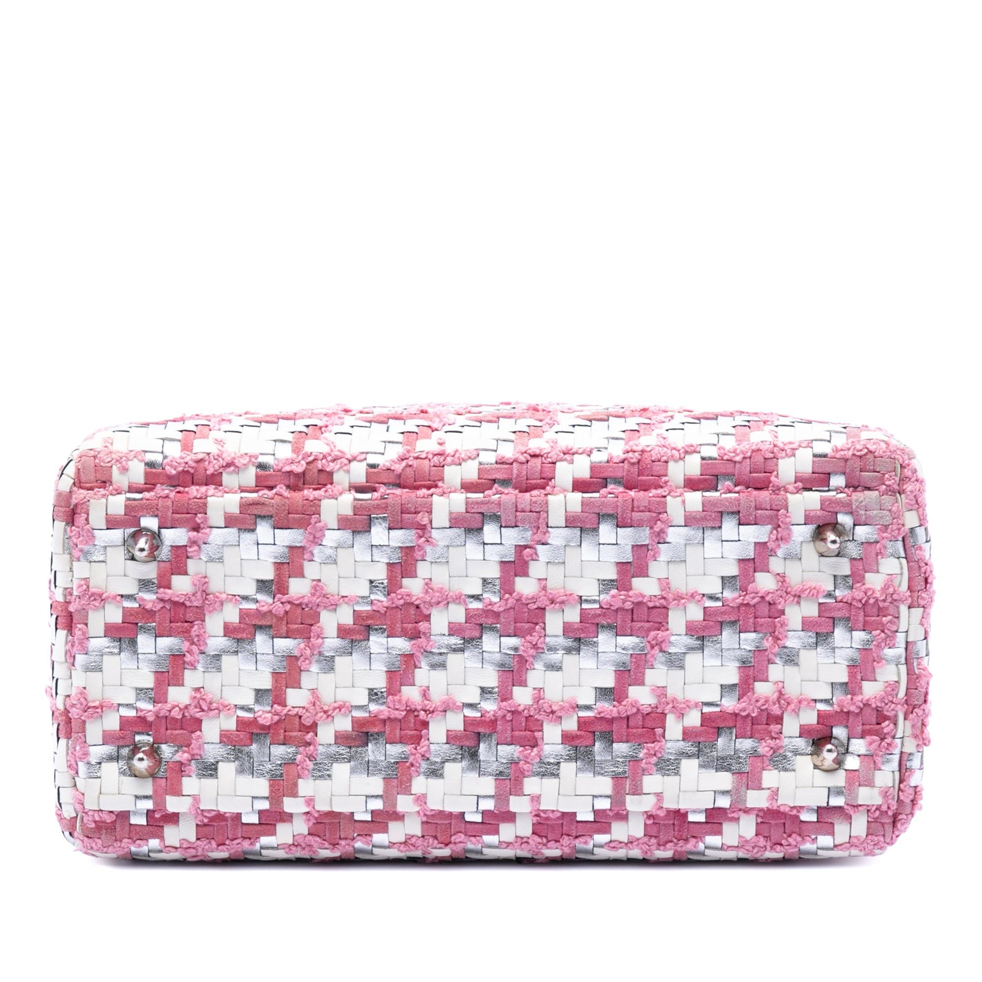 Dior Medium Lambskin And Tweed Lady Dior Size ONE SIZE - 3 Thumbnail