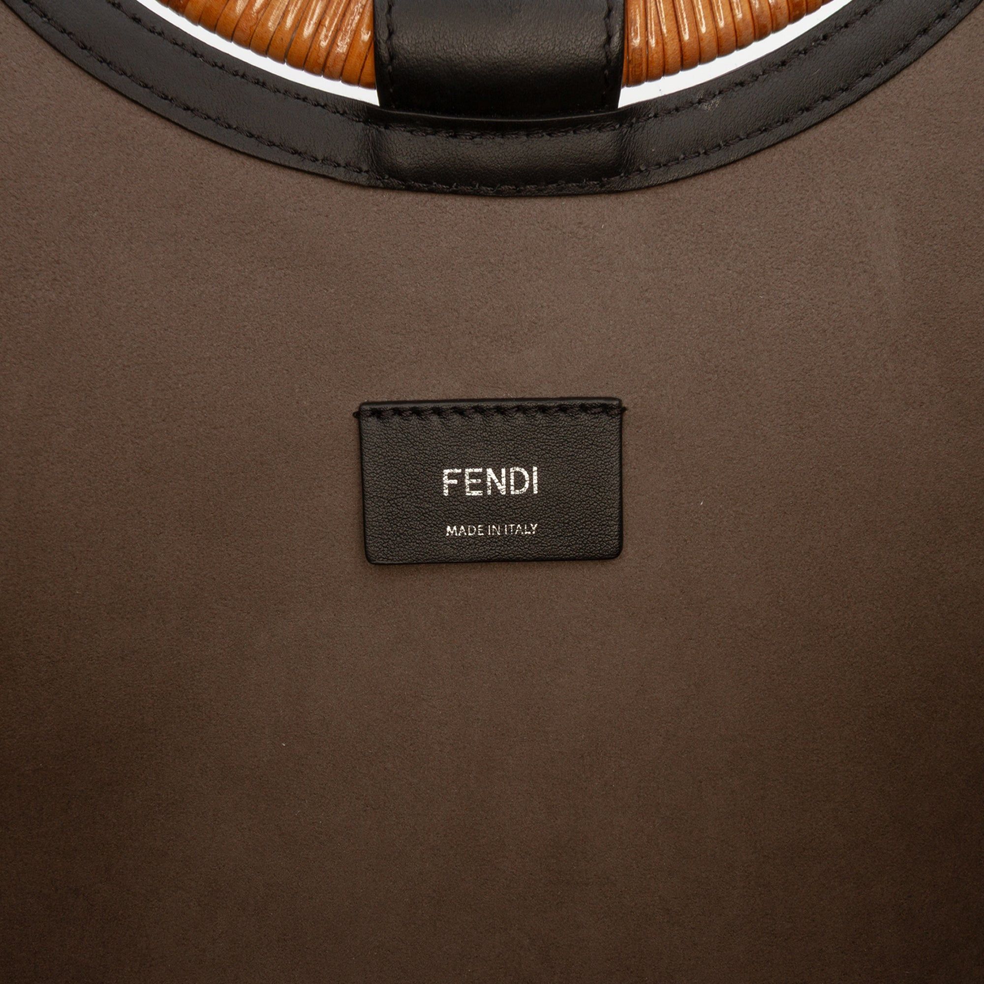 Fendi Large Zucca Embossed Leather Runaway Shopper Satchel Size ONE SIZE - 5 Thumbnail