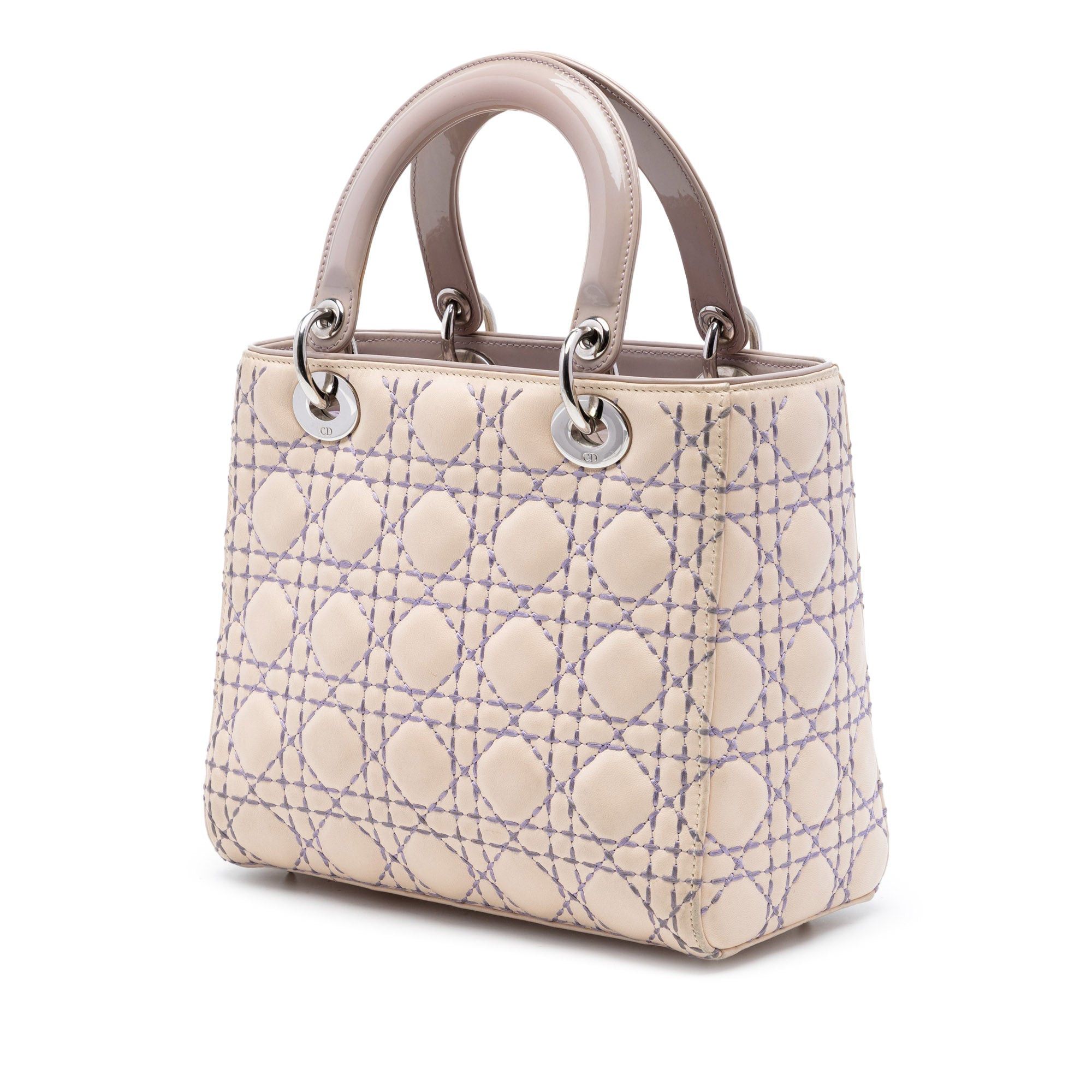 Dior Medium Lambskin Cannage Stitched Lady Dior Size ONE SIZE - 2 Thumbnail