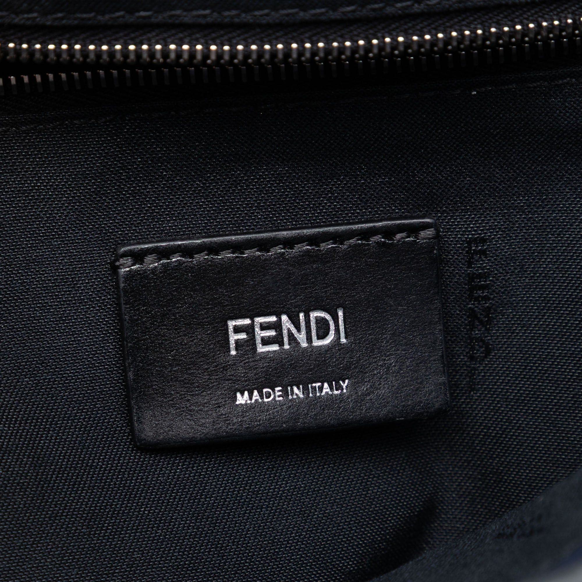 Fendi Large Zucca Embossed Leather Convertible Belt Baguette Size ONE SIZE - 5 Thumbnail