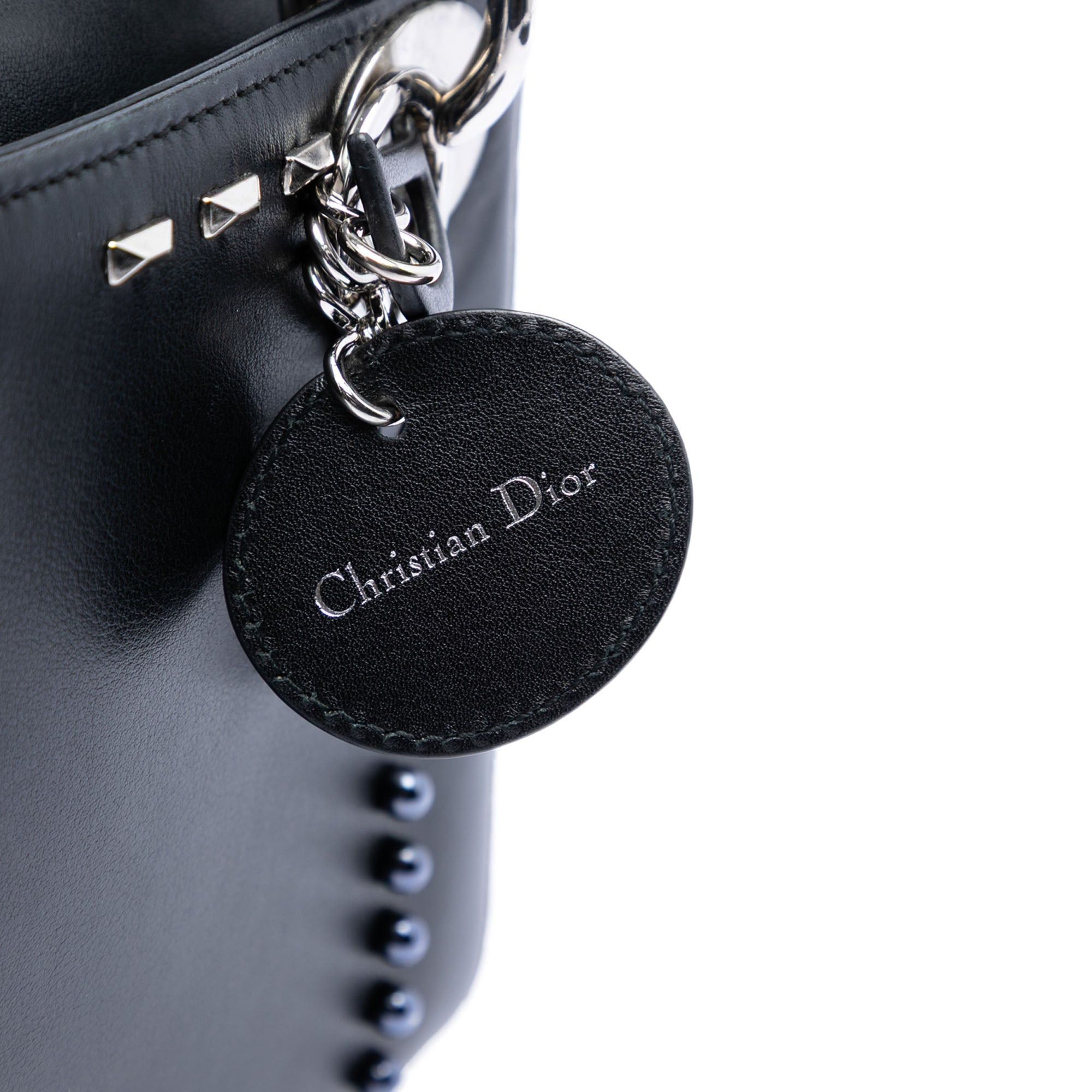 Dior Mini Lambskin Studded Crystal Pearl Lady Dior Size ONE SIZE - 5 Thumbnail