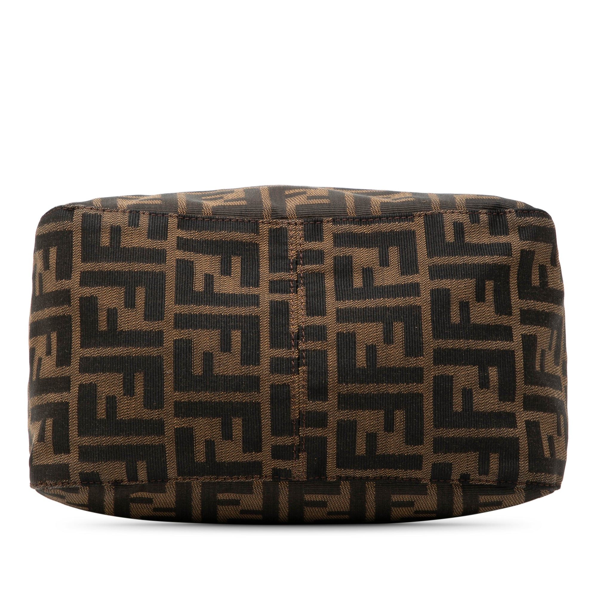Fendi Zucca Canvas Double Flap Shoulder Bag Size ONE SIZE - 3 Thumbnail