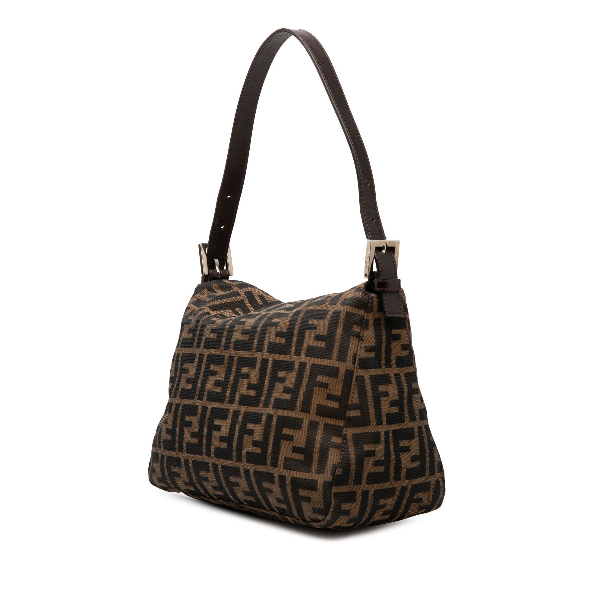 Fendi Zucca Canvas Double Flap Shoulder Bag Size ONE SIZE - 2 Thumbnail