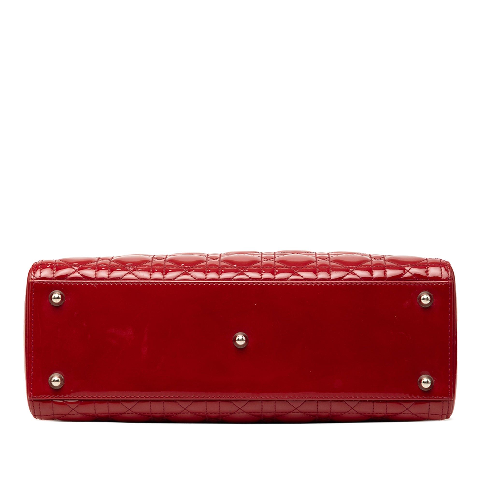 Dior Large Patent Cannage Lady Dior Size ONE SIZE - 3 Thumbnail