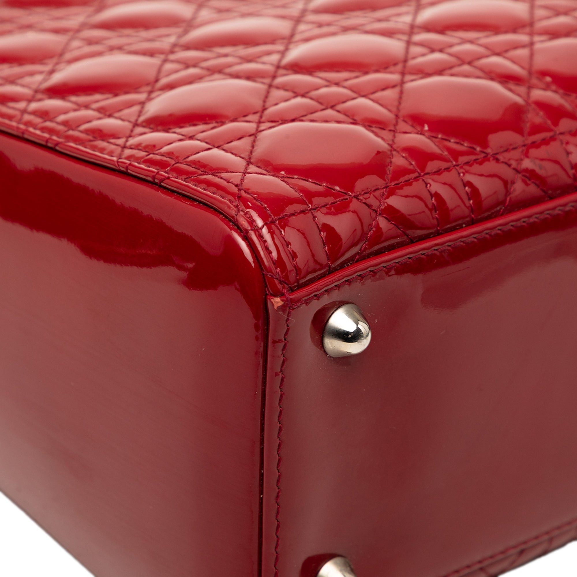 Dior Large Patent Cannage Lady Dior Size ONE SIZE - 7 Thumbnail