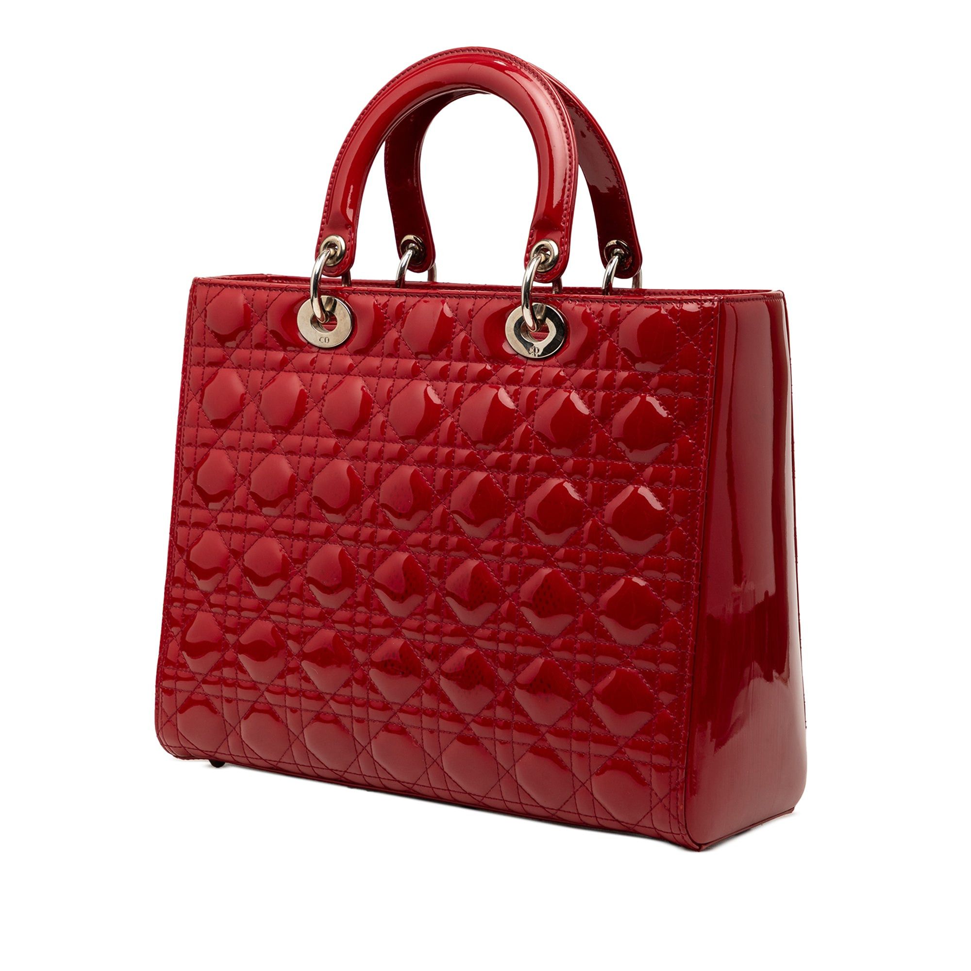 Dior Large Patent Cannage Lady Dior Size ONE SIZE - 2 Thumbnail