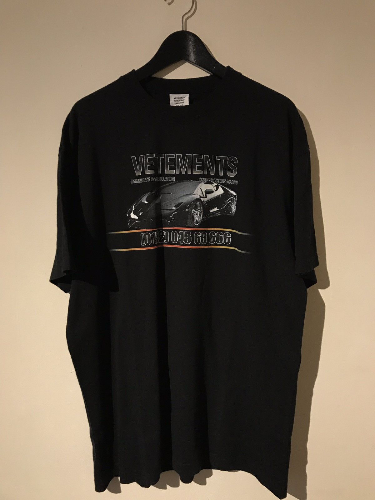 Vetements lamborghini deals t shirt