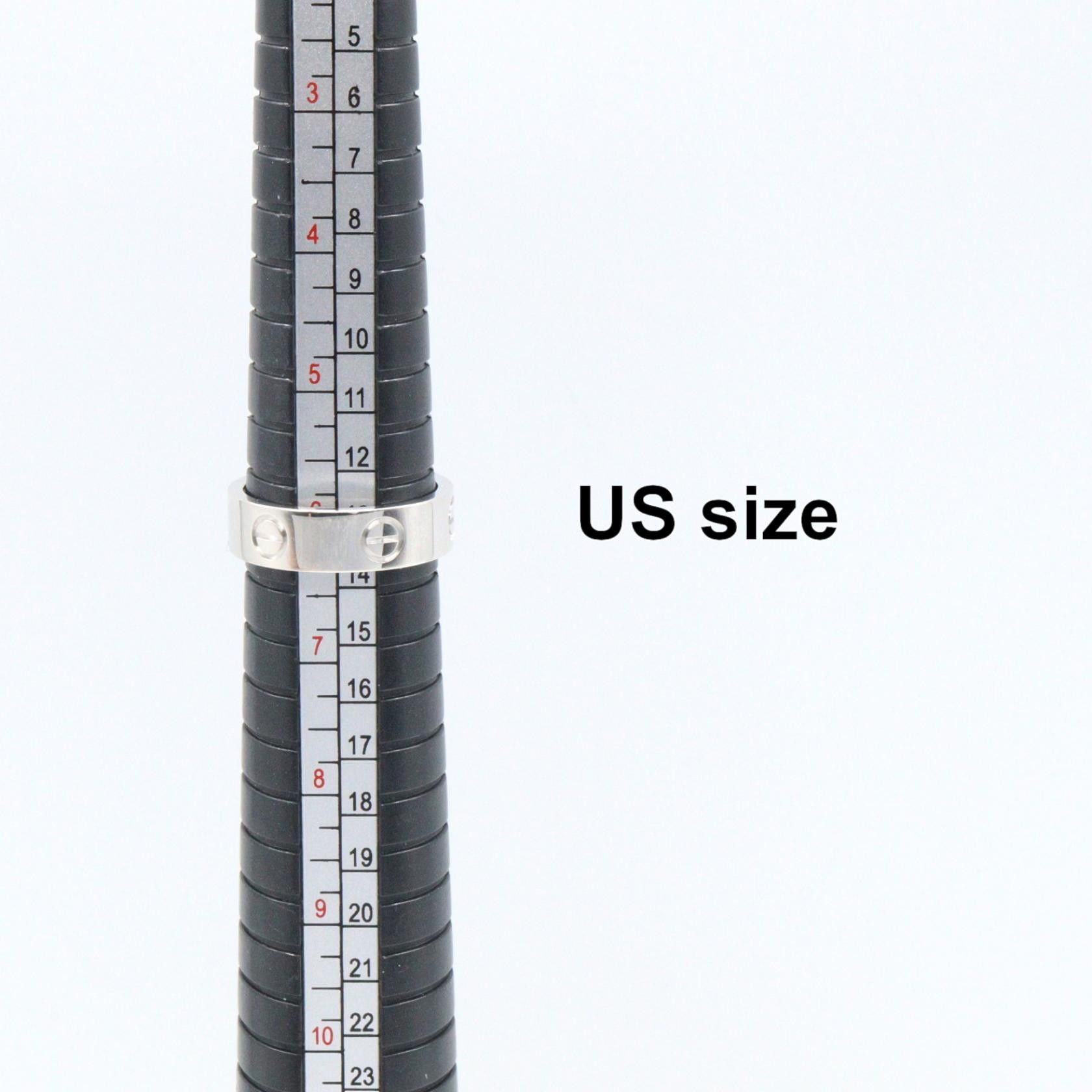 Cartier Cartier Cartier Love Au750 White Gold Ring Size 11.5 Precious Metal Ring B4084700 DUTY FREE for USA Size ONE SIZE - 5 Thumbnail