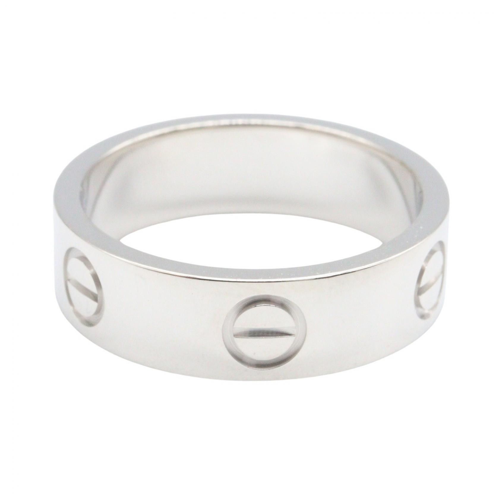 Cartier Cartier Cartier Love Au750 White Gold Ring Size 11.5 Precious Metal Ring B4084700 DUTY FREE for USA Size ONE SIZE - 2 Thumbnail